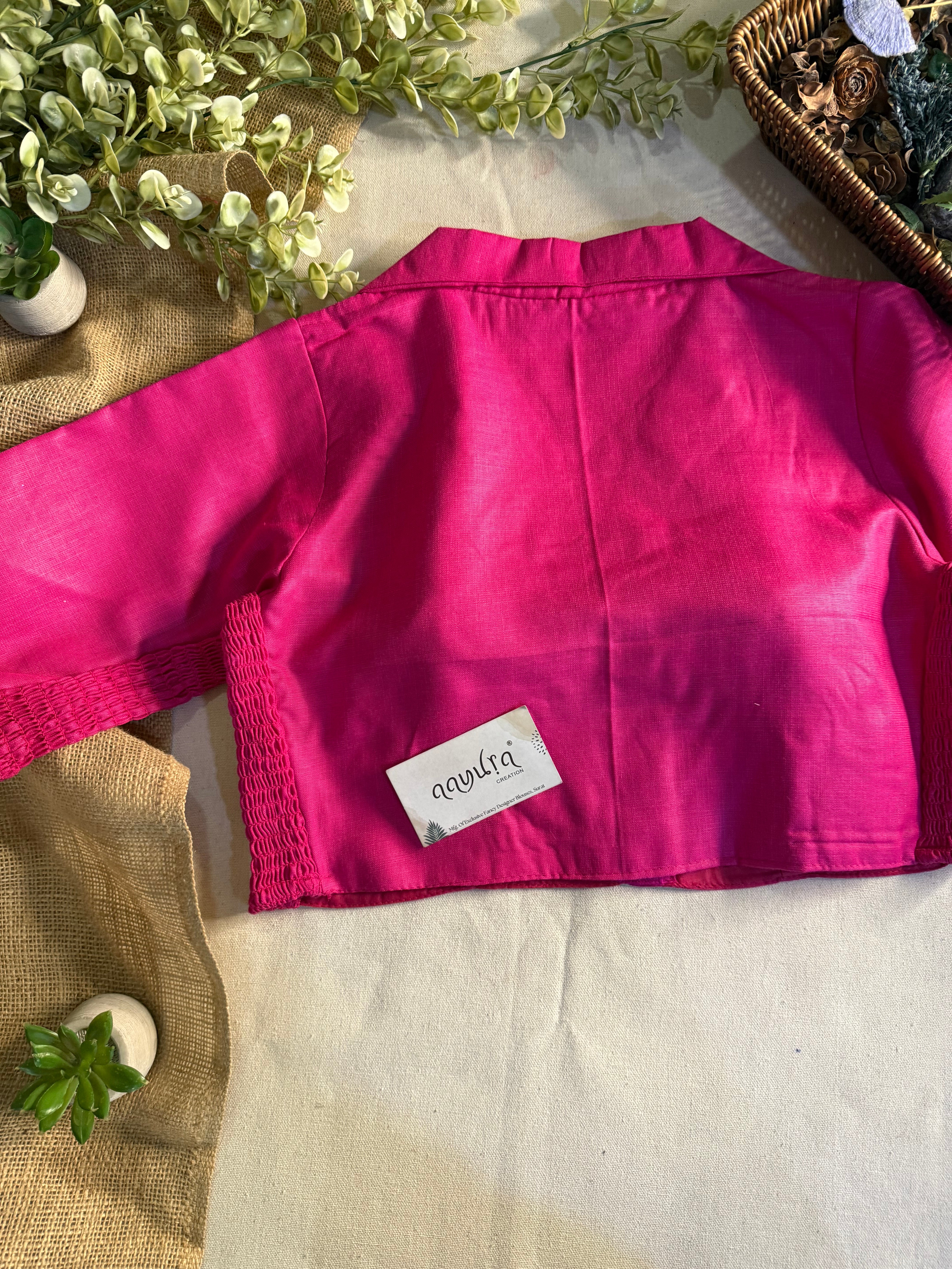 Comfort Fit Cotton Coller Blouse