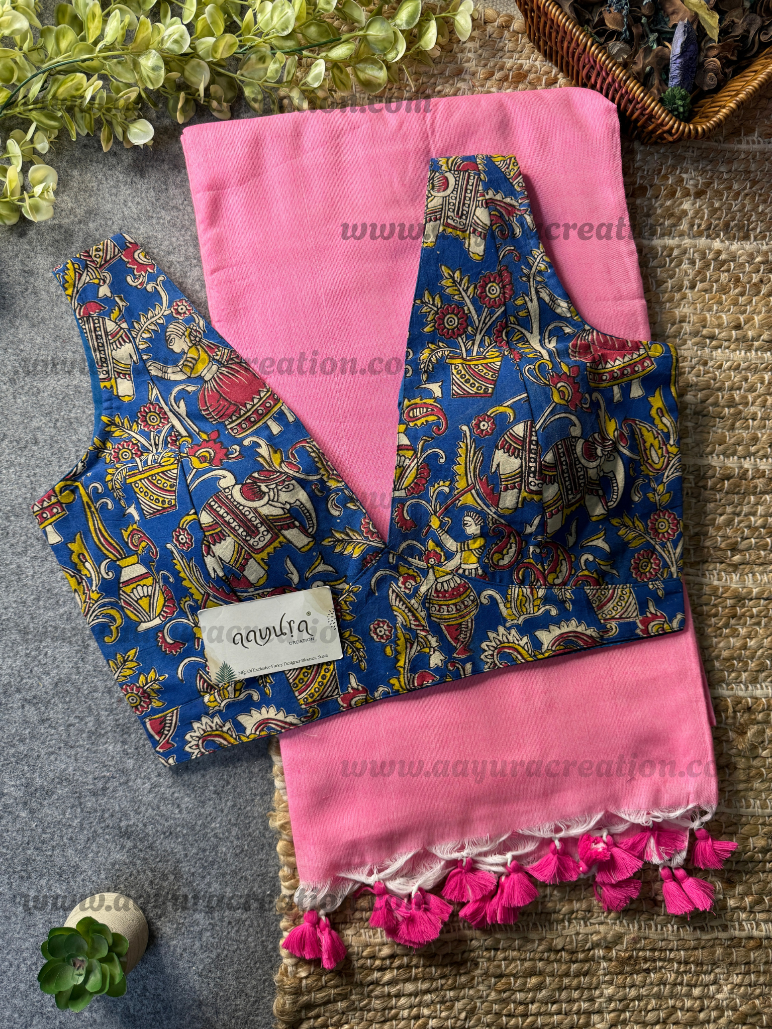 Ajrakh Vibe – Khadi Grace Combo