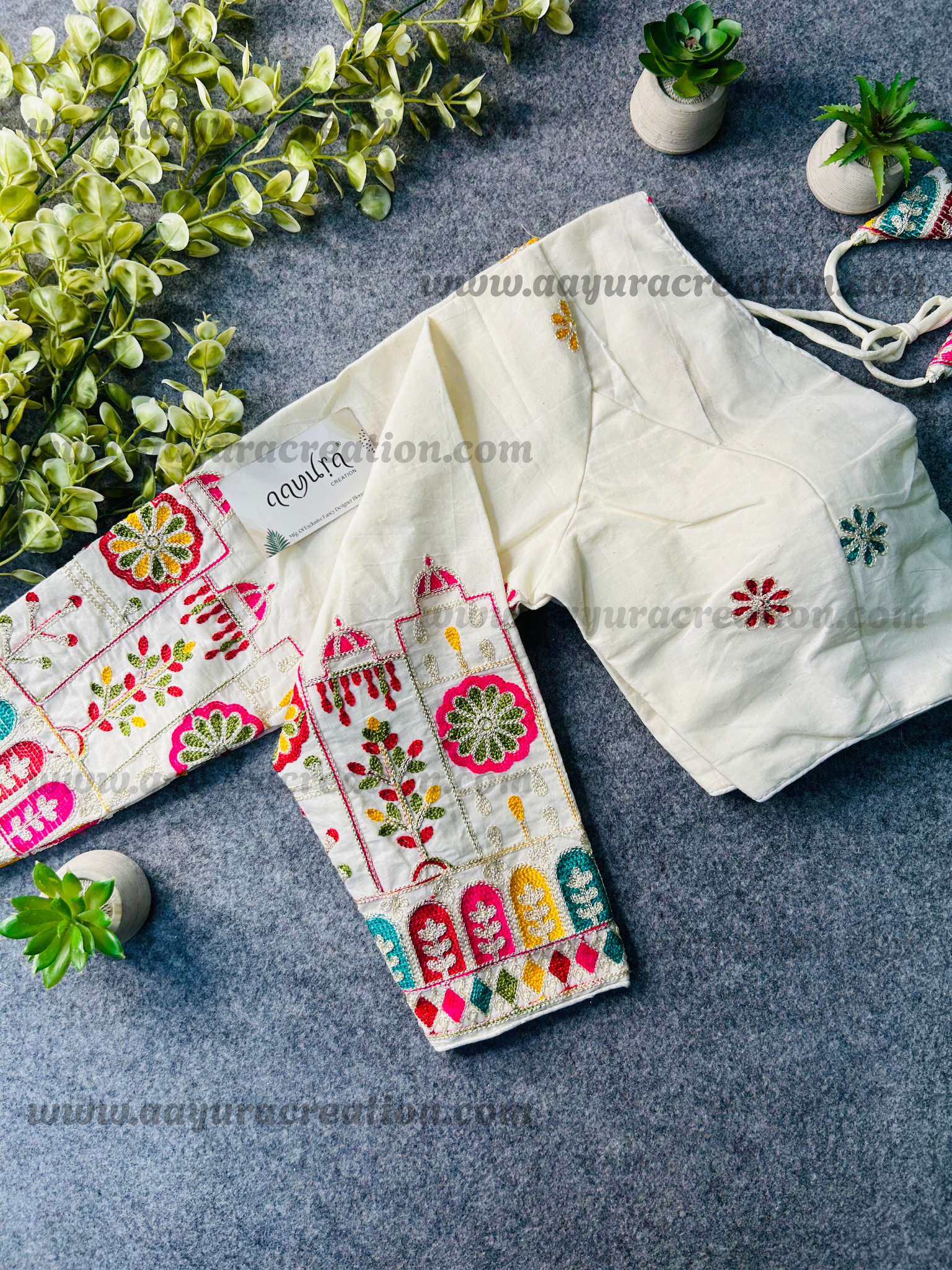 Embroidery Cotton Blouse