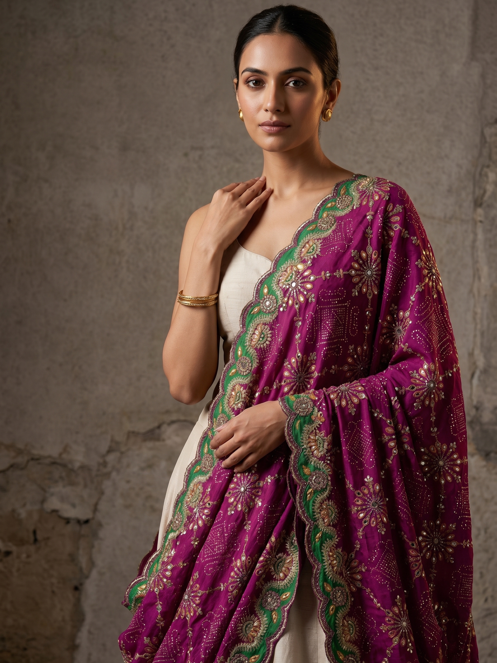Leher Premium Chinon Dupatta
