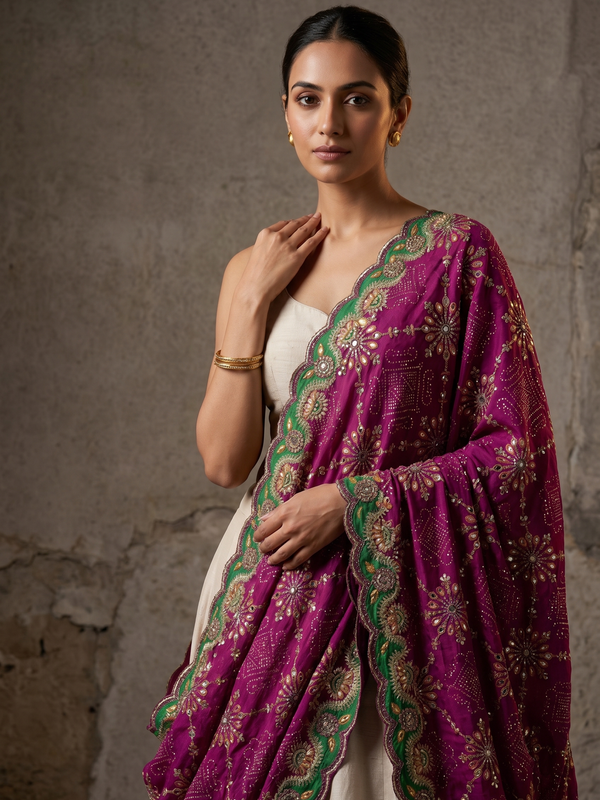 Leher Premium Chinon Dupatta