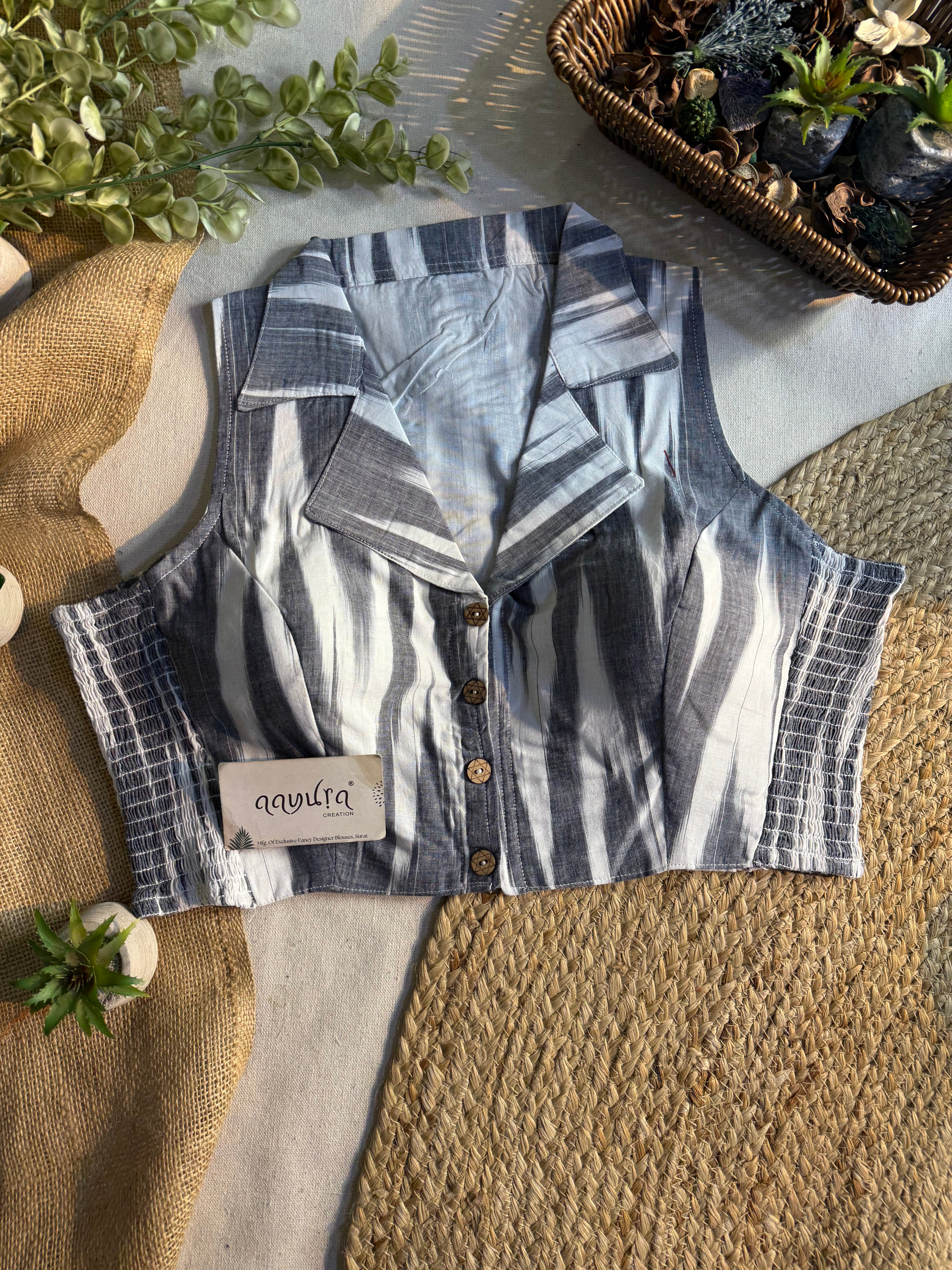 Comfort Fit Ikkath Streachable Blouse