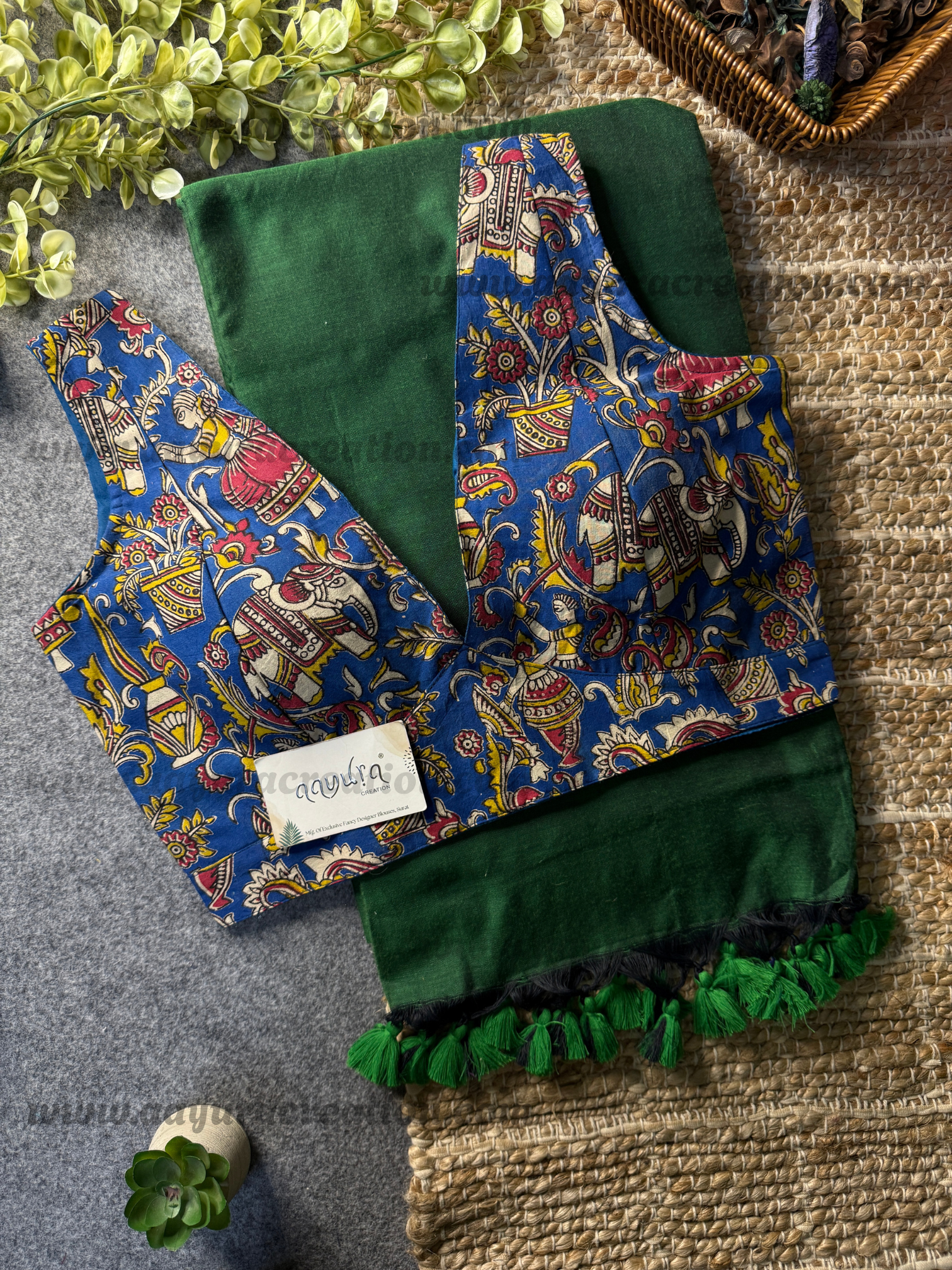 Ajrakh Vibe – Khadi Grace Combo