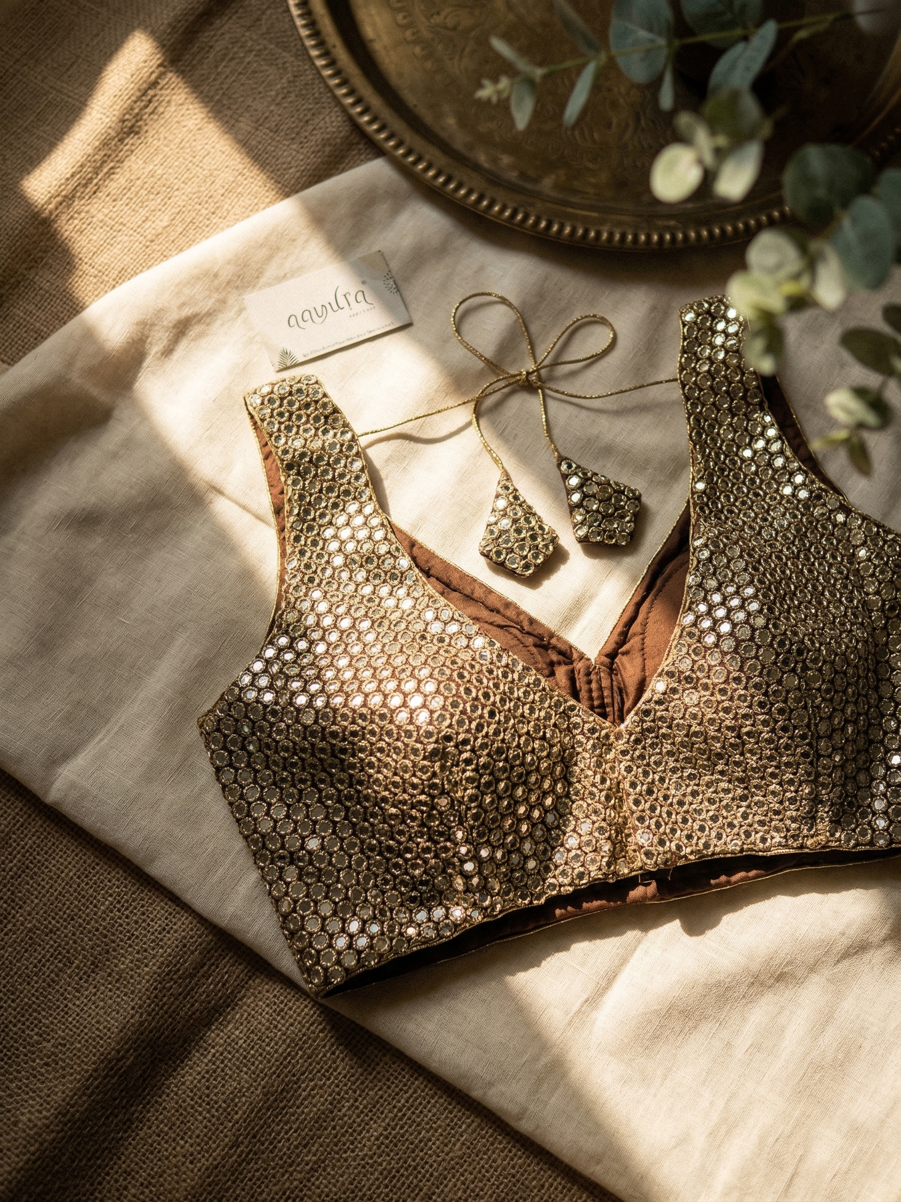 Aabha Mirror Glow Blouse