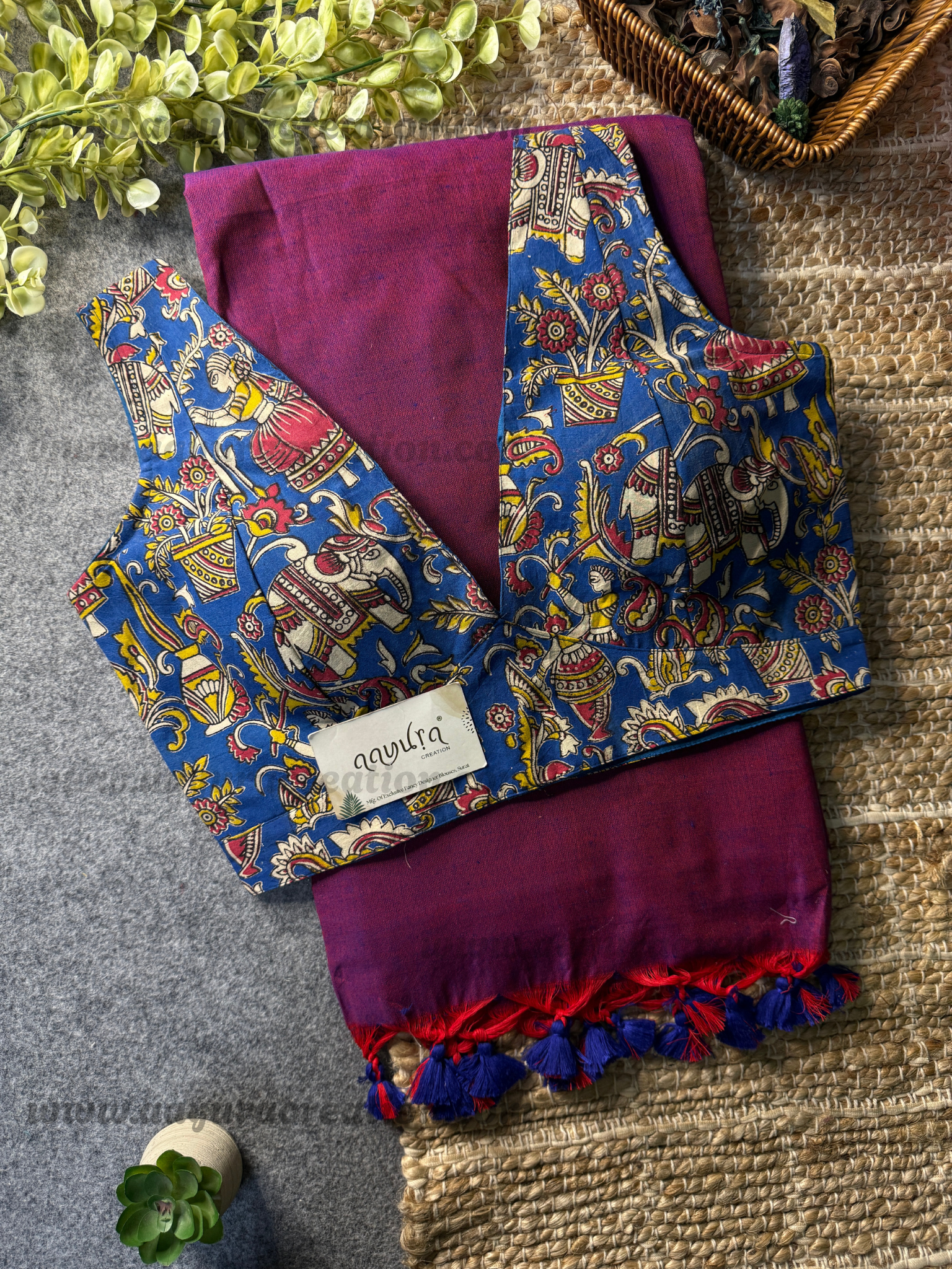Ajrakh Vibe – Khadi Grace Combo