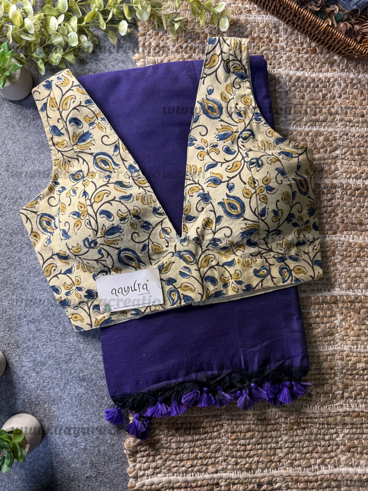 Ajrakh Vibe – Khadi Grace Combo