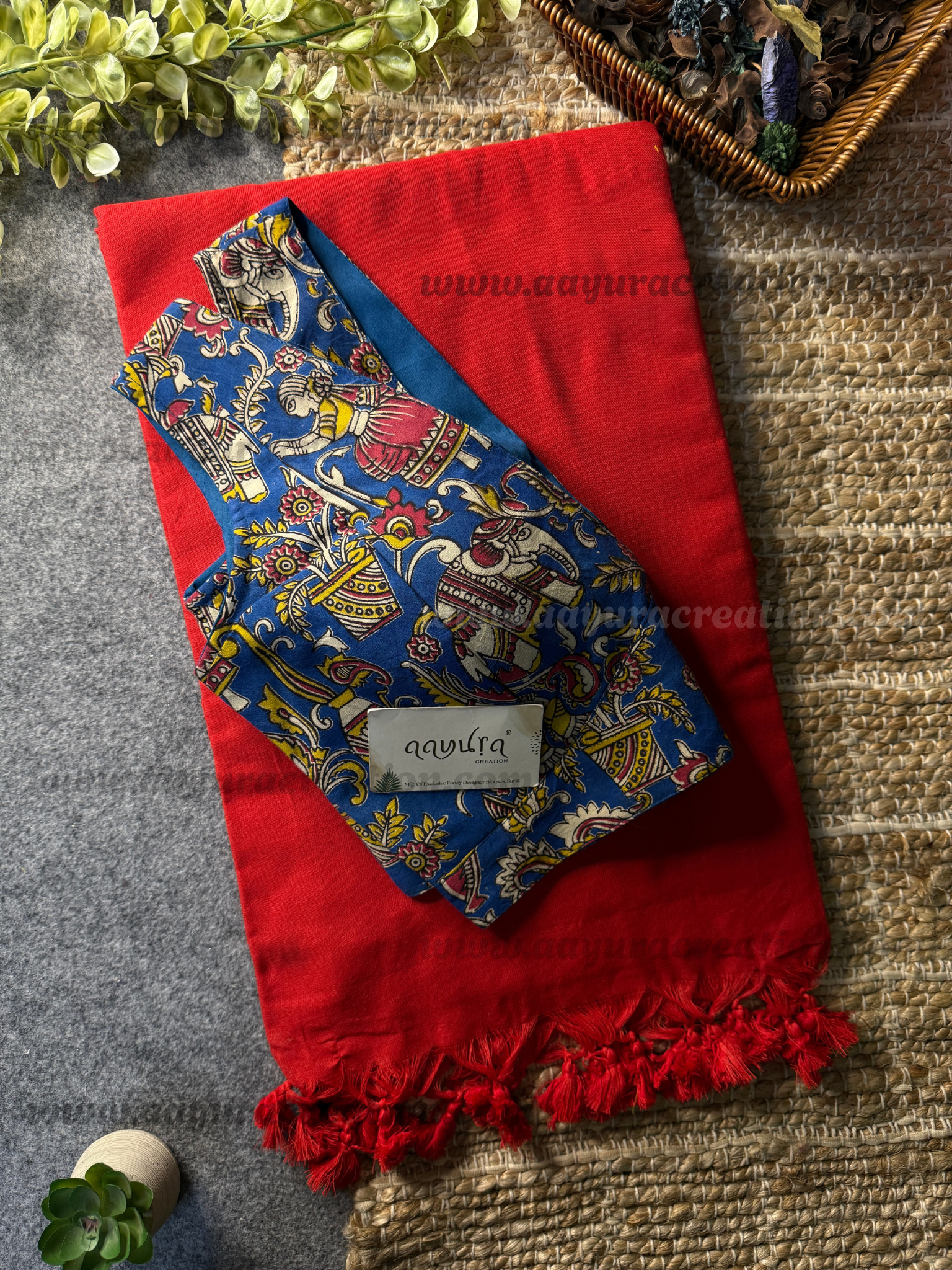 Ajrakh Vibe – Khadi Grace Combo