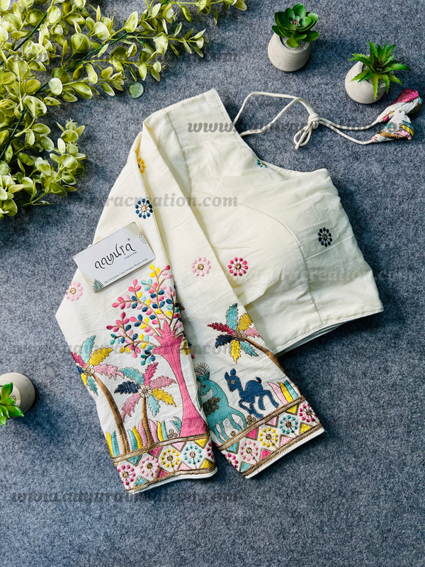 Embroidery Cotton Blouse