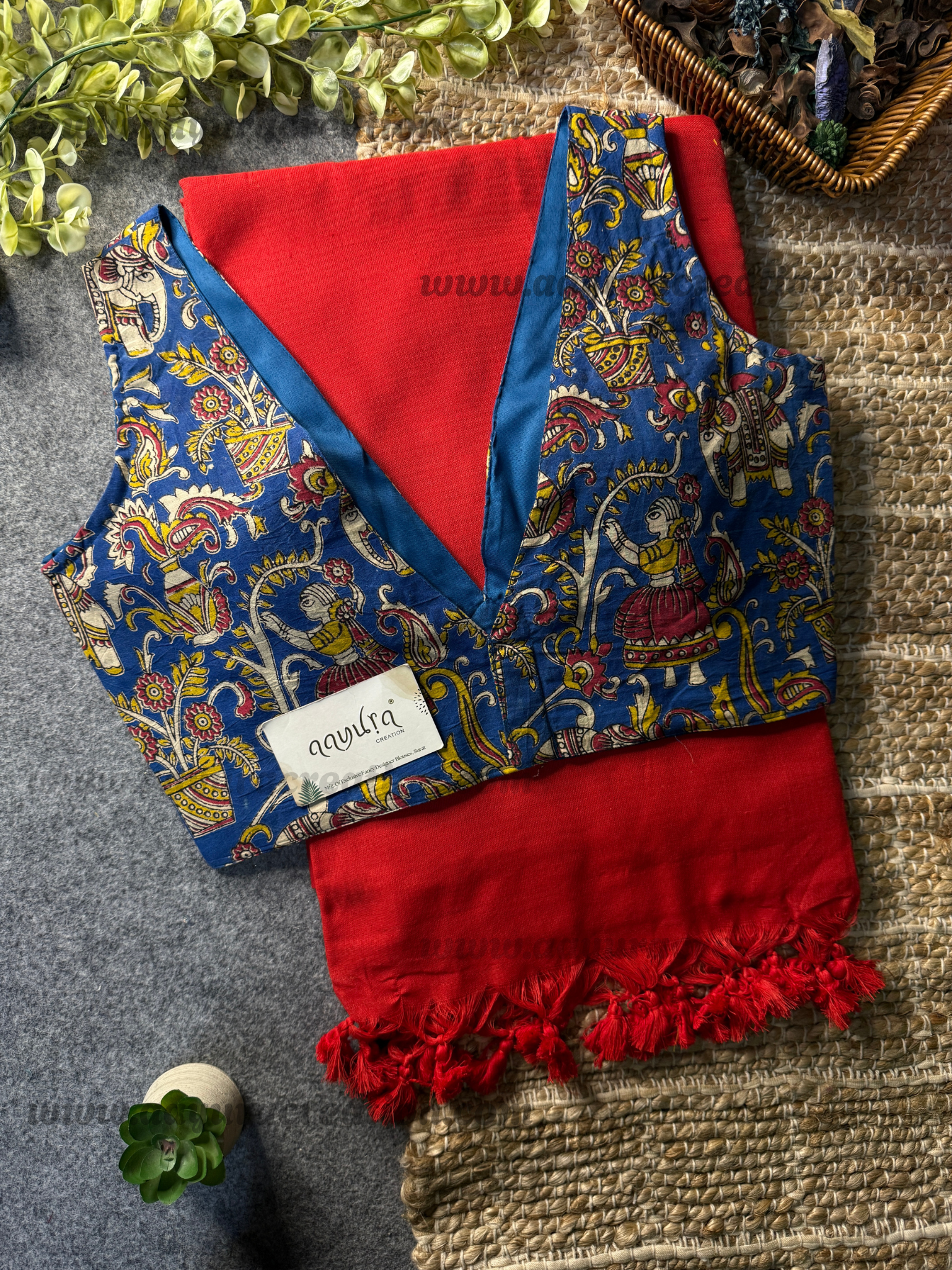Ajrakh Vibe – Khadi Grace Combo