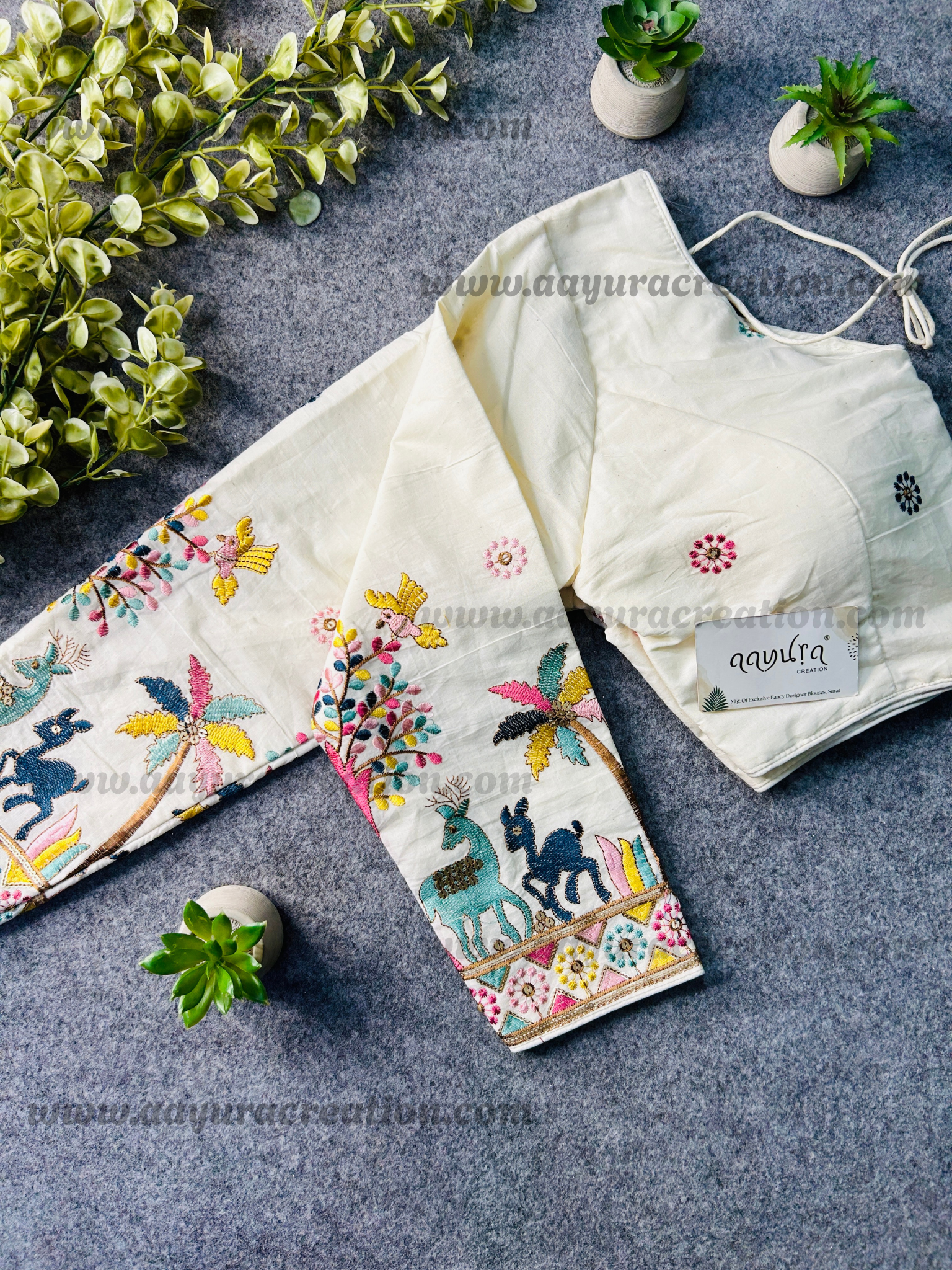 Embroidery Cotton Blouse