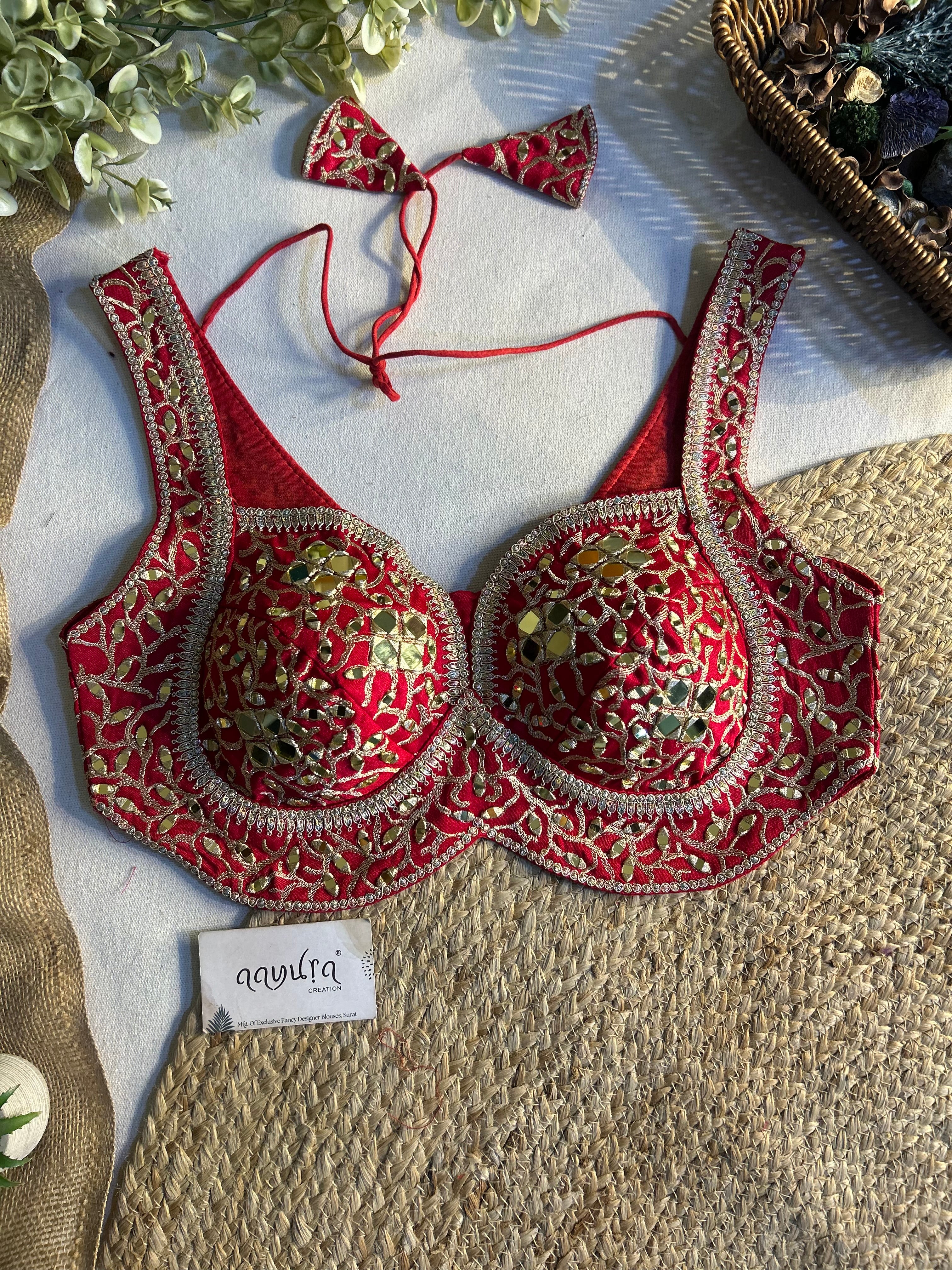 Gulnaar Mirror Designer Blouse