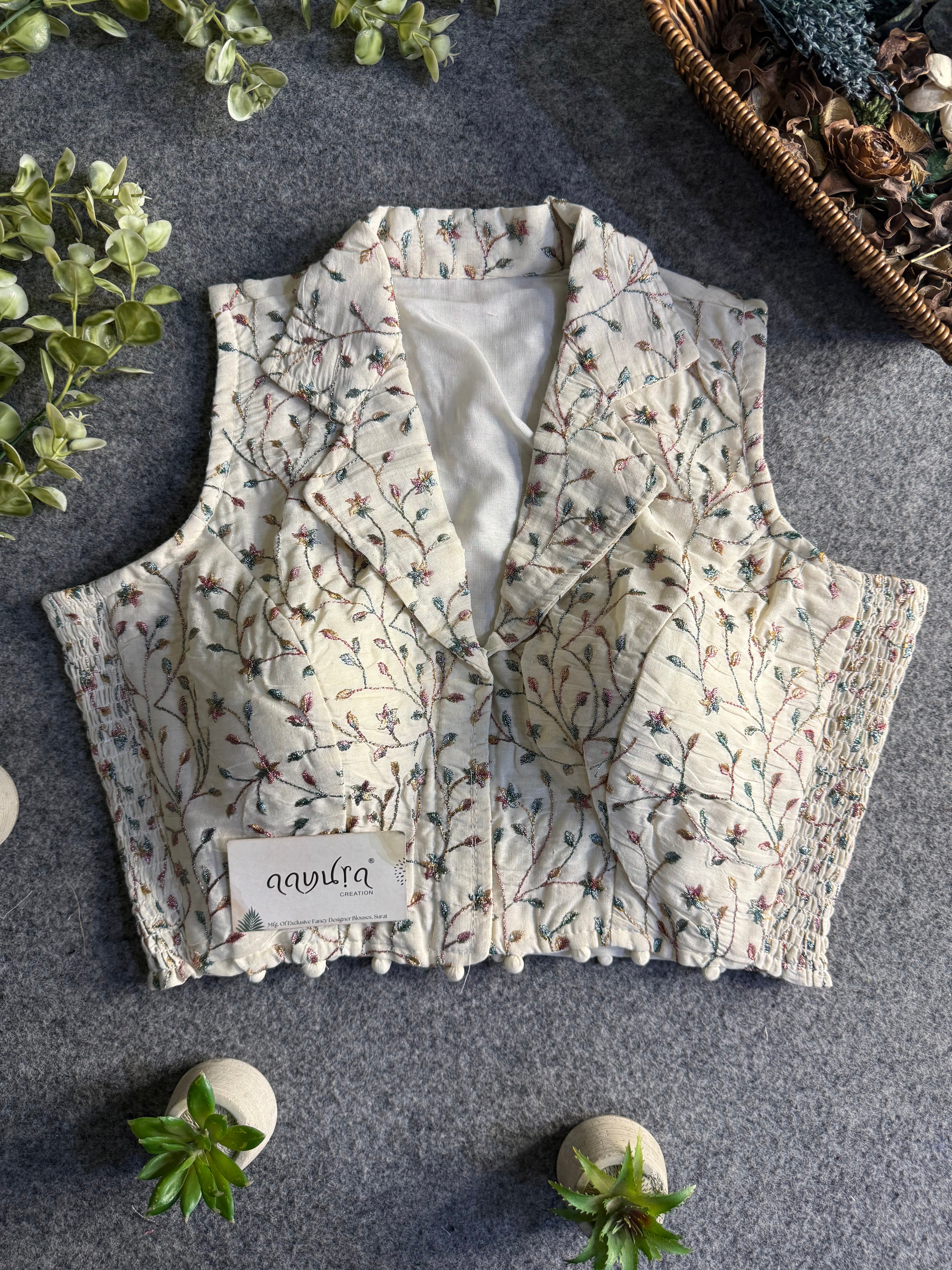 FlexiFit Cotton Designer Blouse