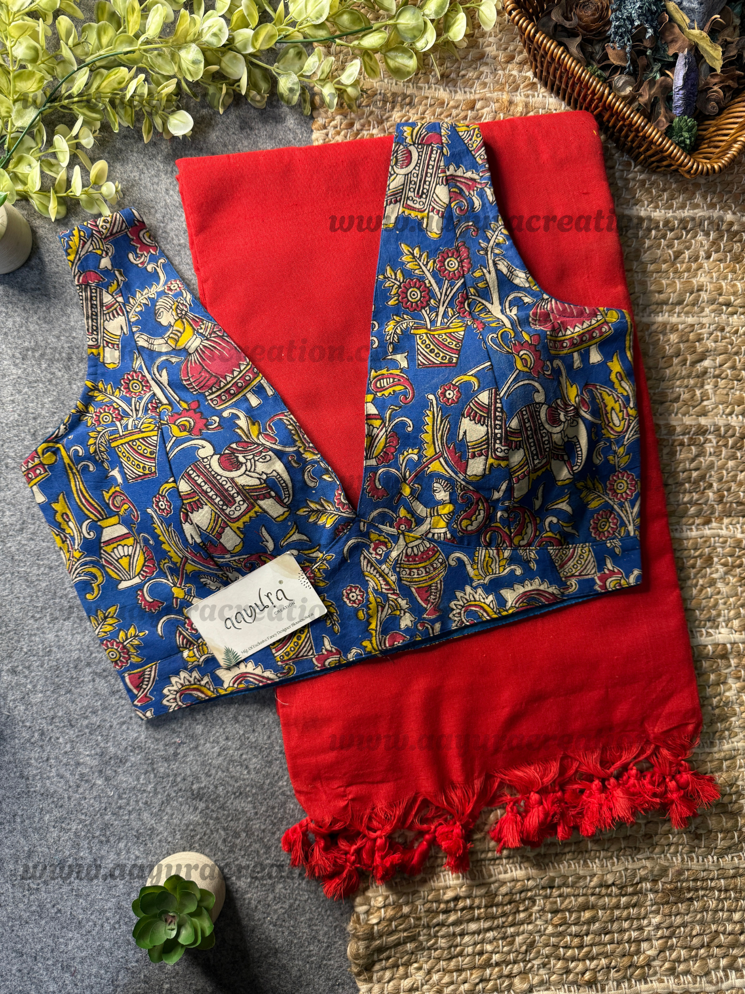 Ajrakh Vibe – Khadi Grace Combo