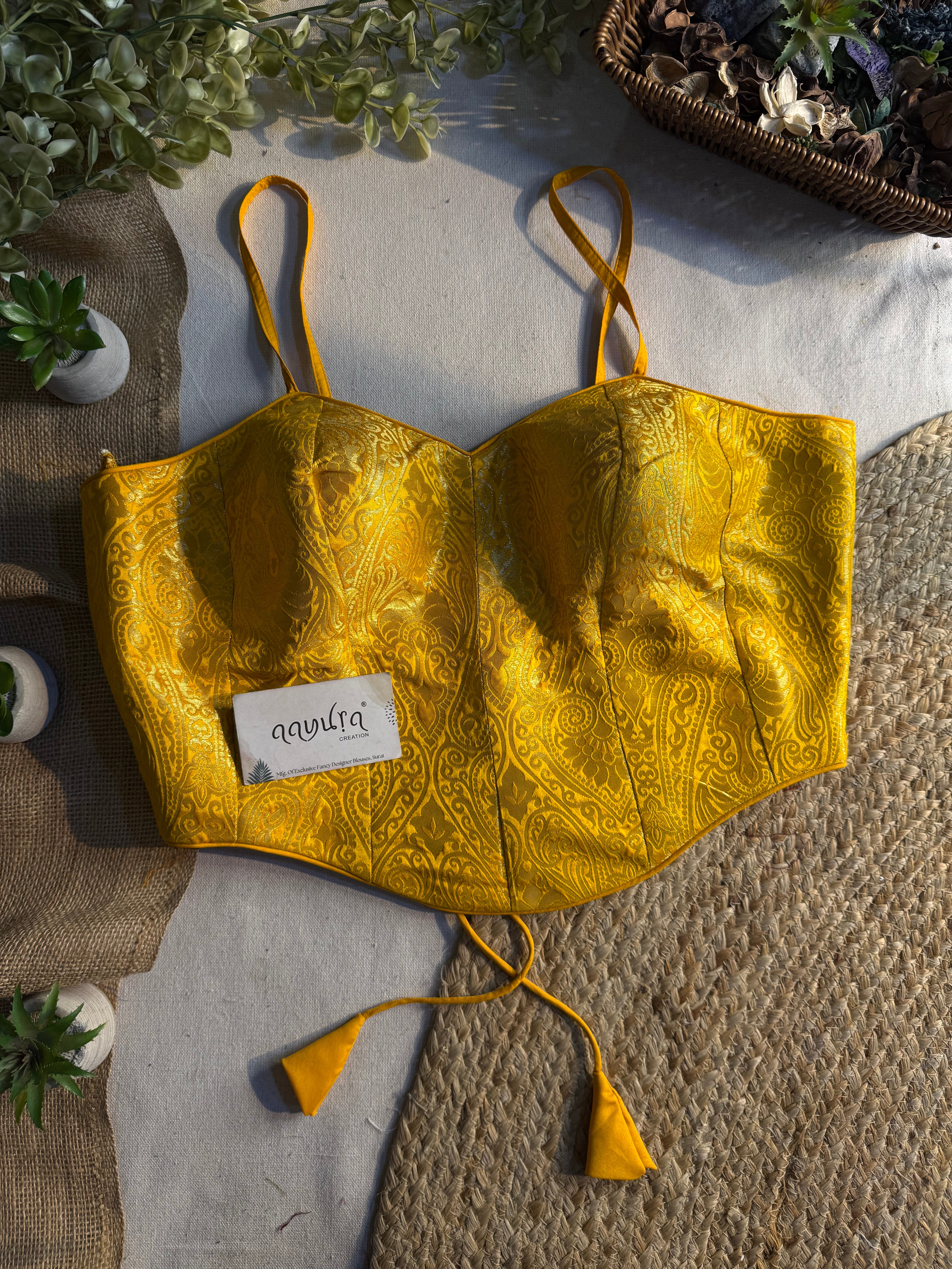 Banarasi Backless Blouse