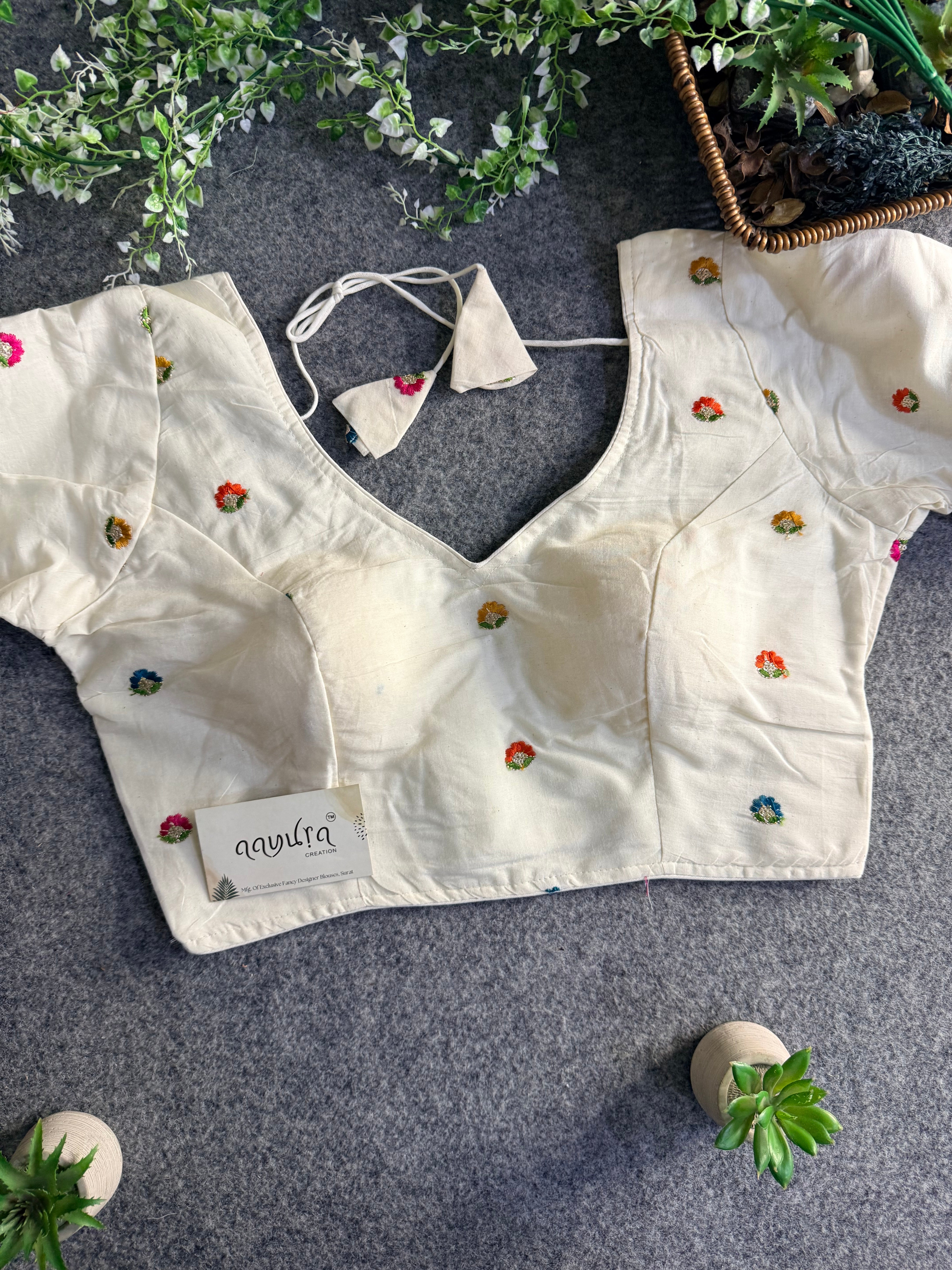 Embroidery Cotton Blouse