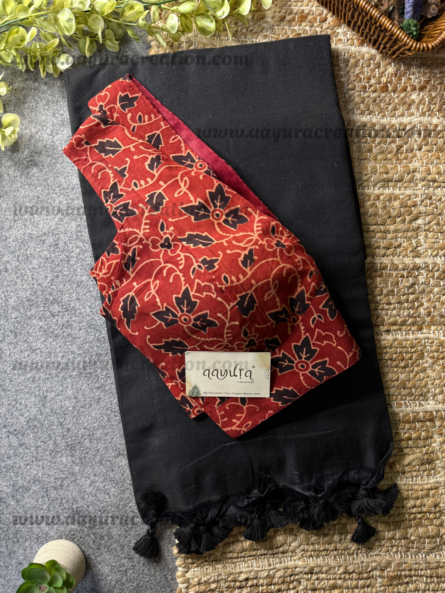 Ajrakh Vibe – Khadi Grace Combo
