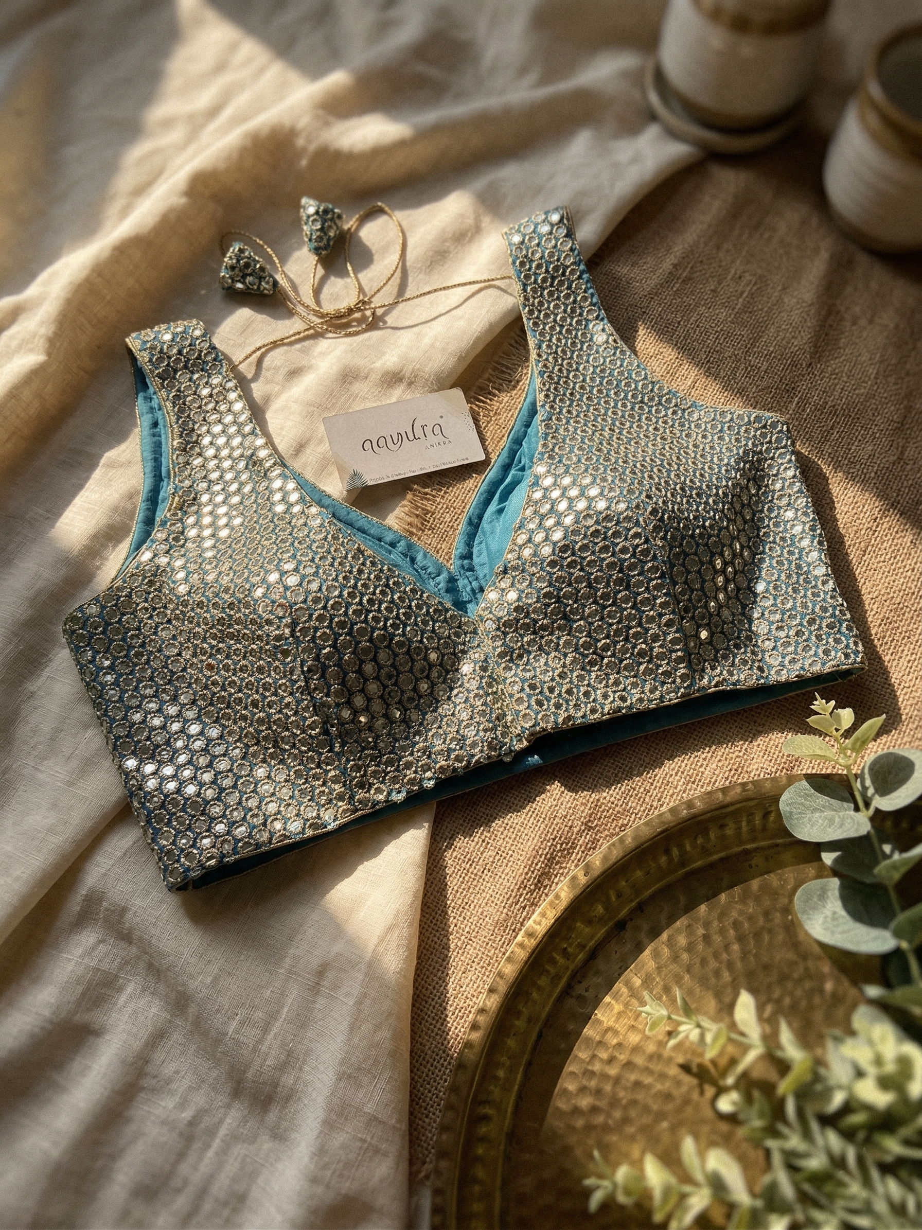 Aabha Mirror Glow Blouse