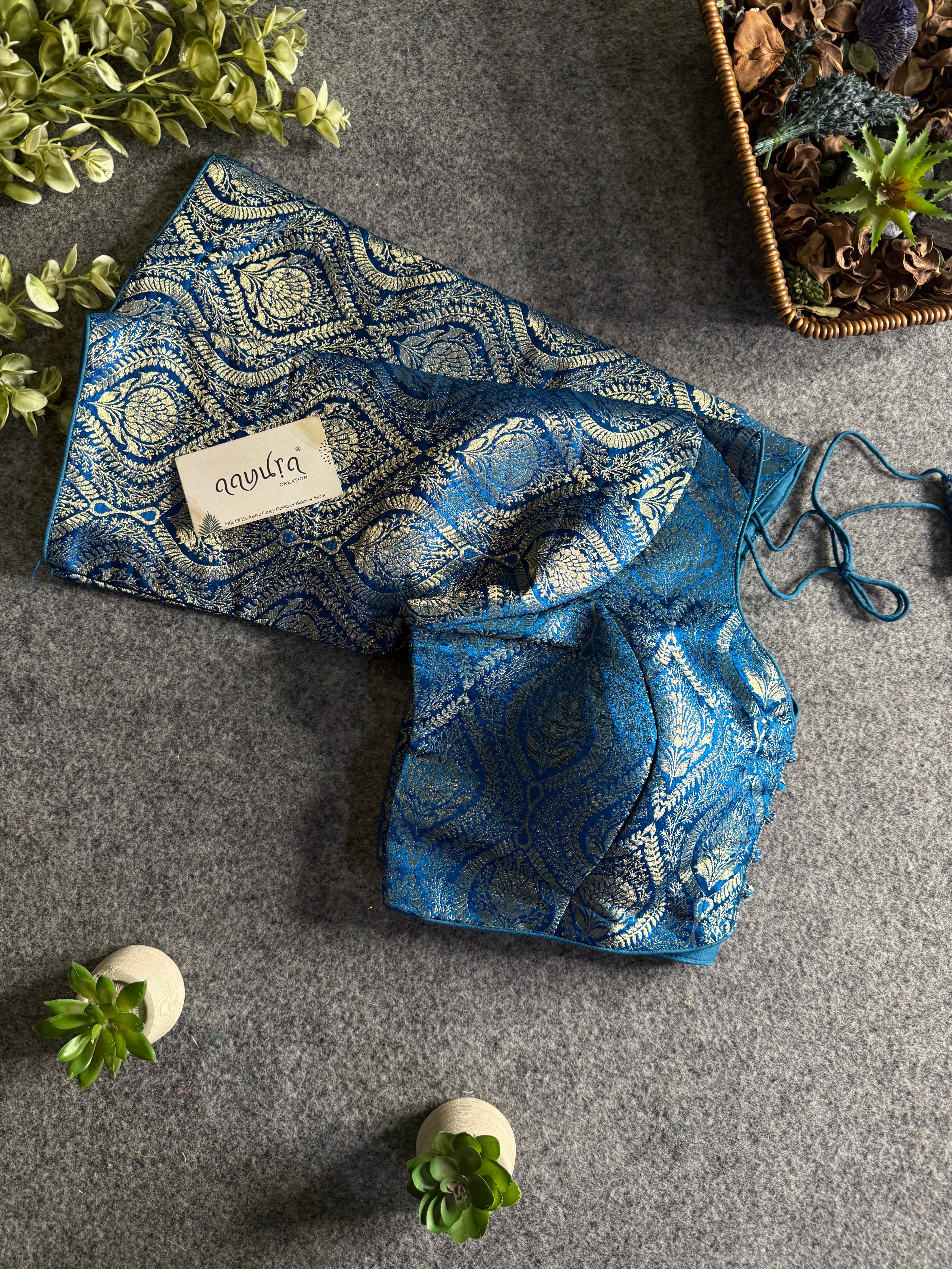 Ira Banarasi Classic Sleeve Blouse