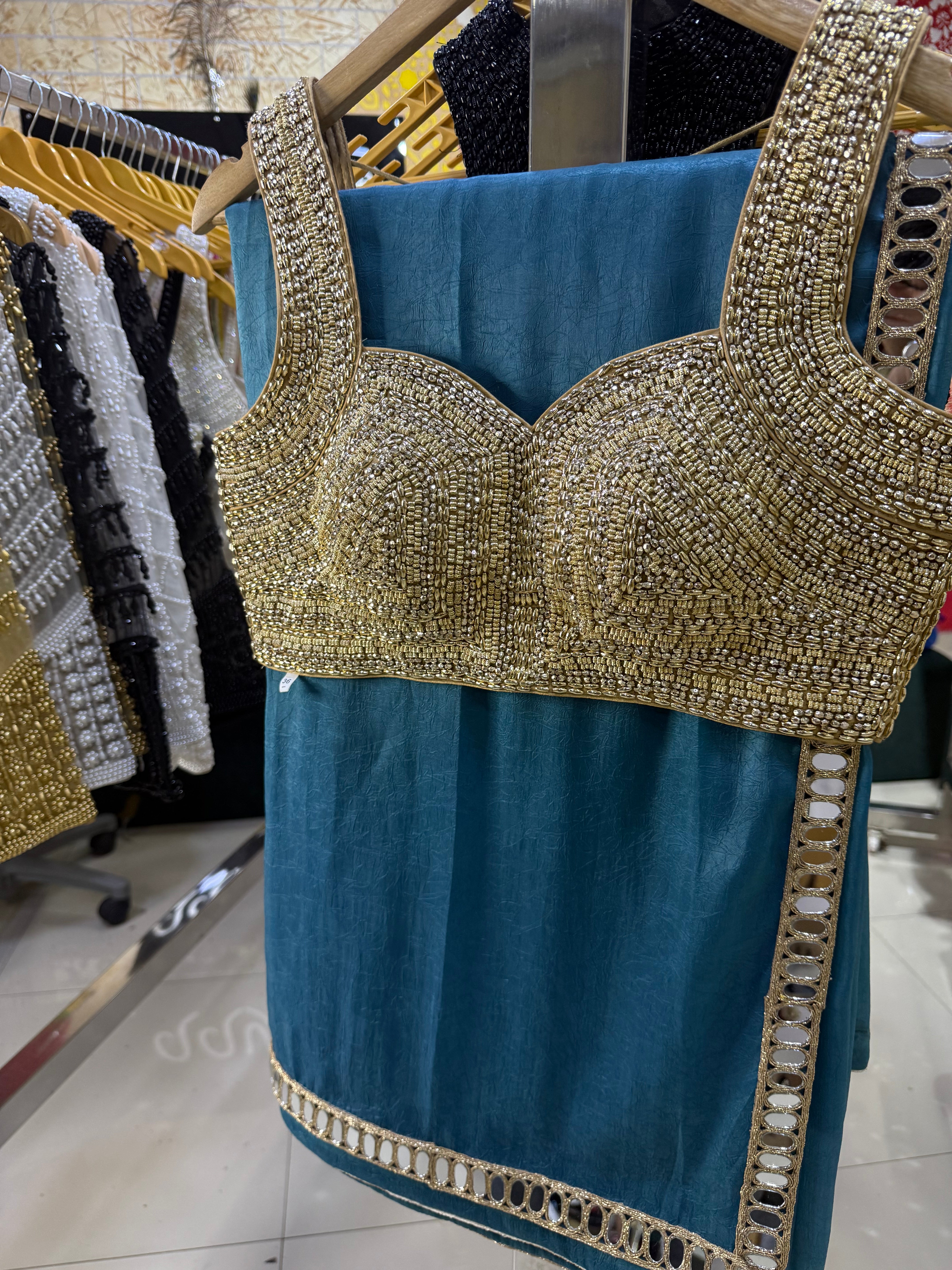 Royal Handwork Silk Ensemble