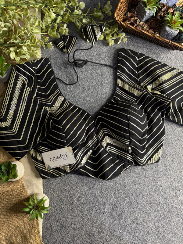 Royal Georgette Gota Patti Blouse