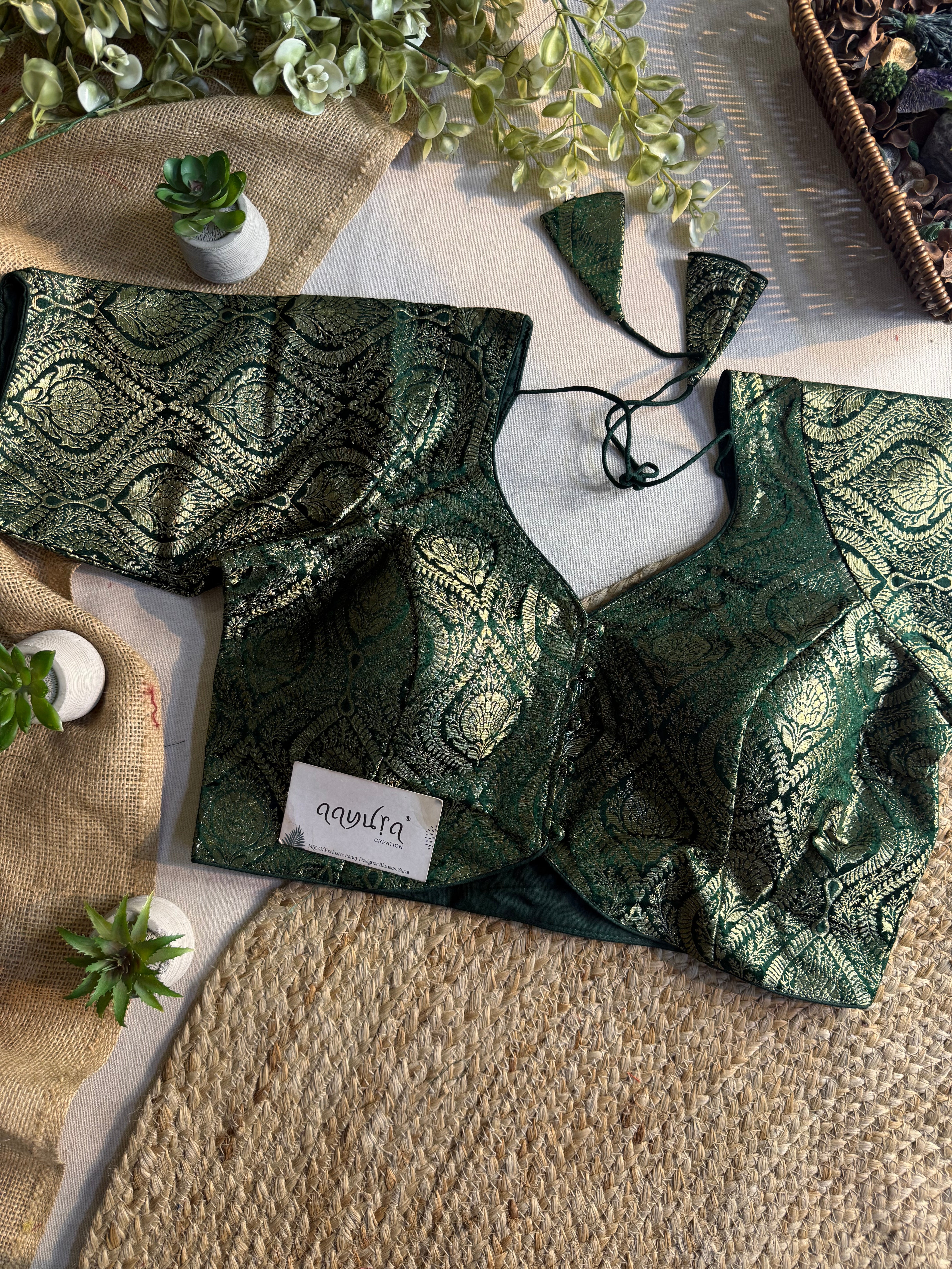 Zeenat Heritage Banarasi Blouse