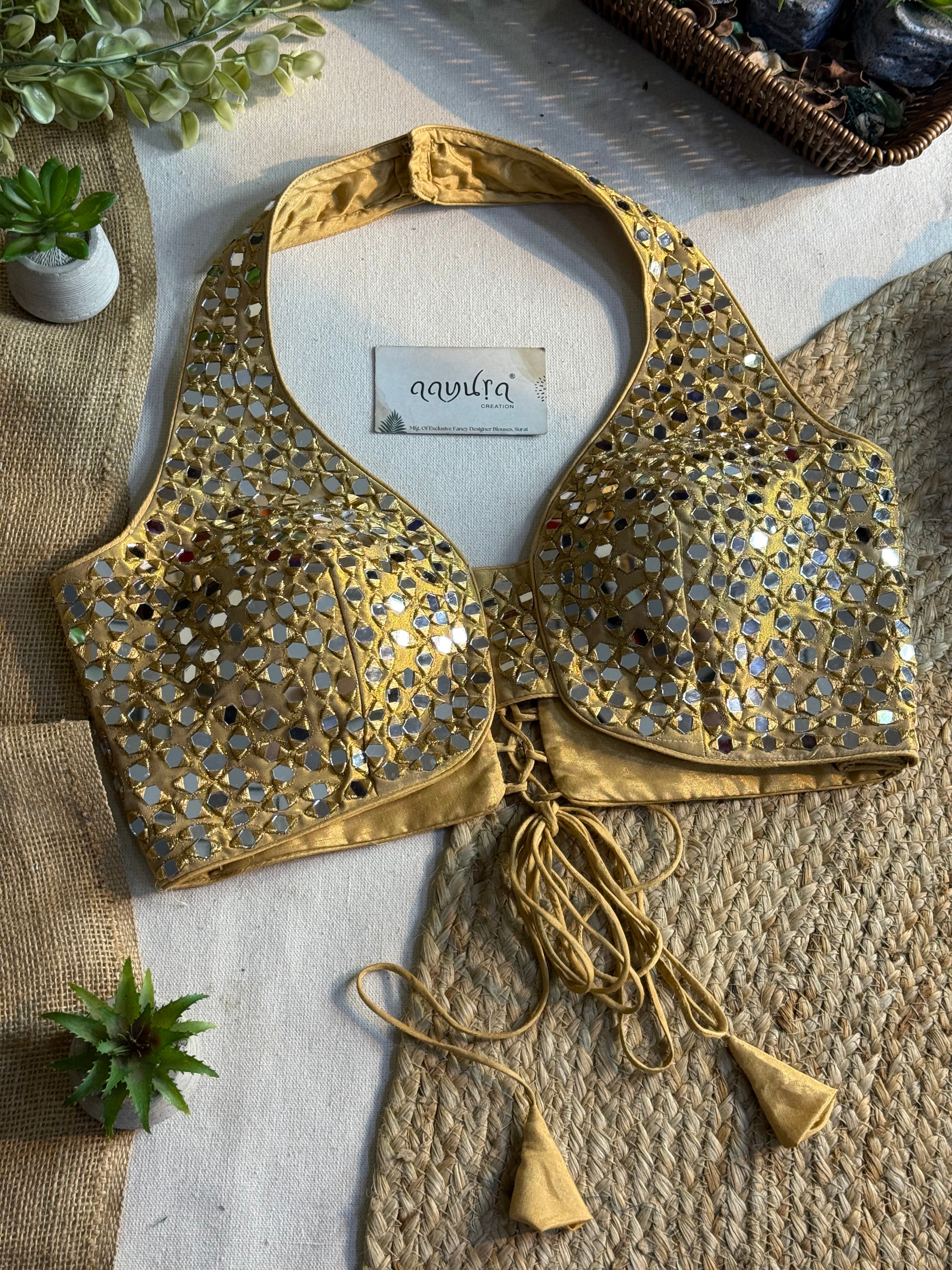 Mirror Muse Halter Blouse