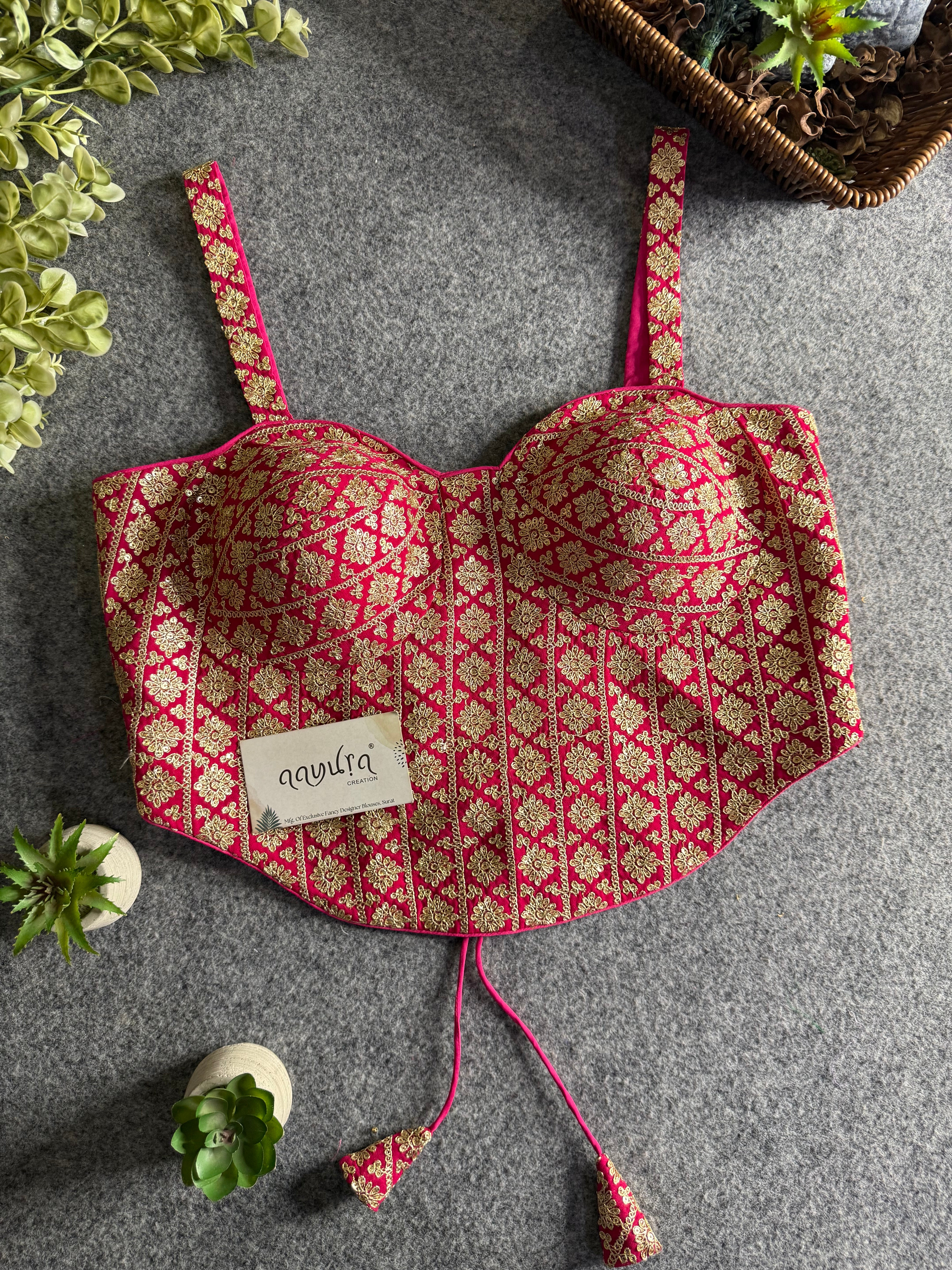 Zaira Georgette Backless Blouse