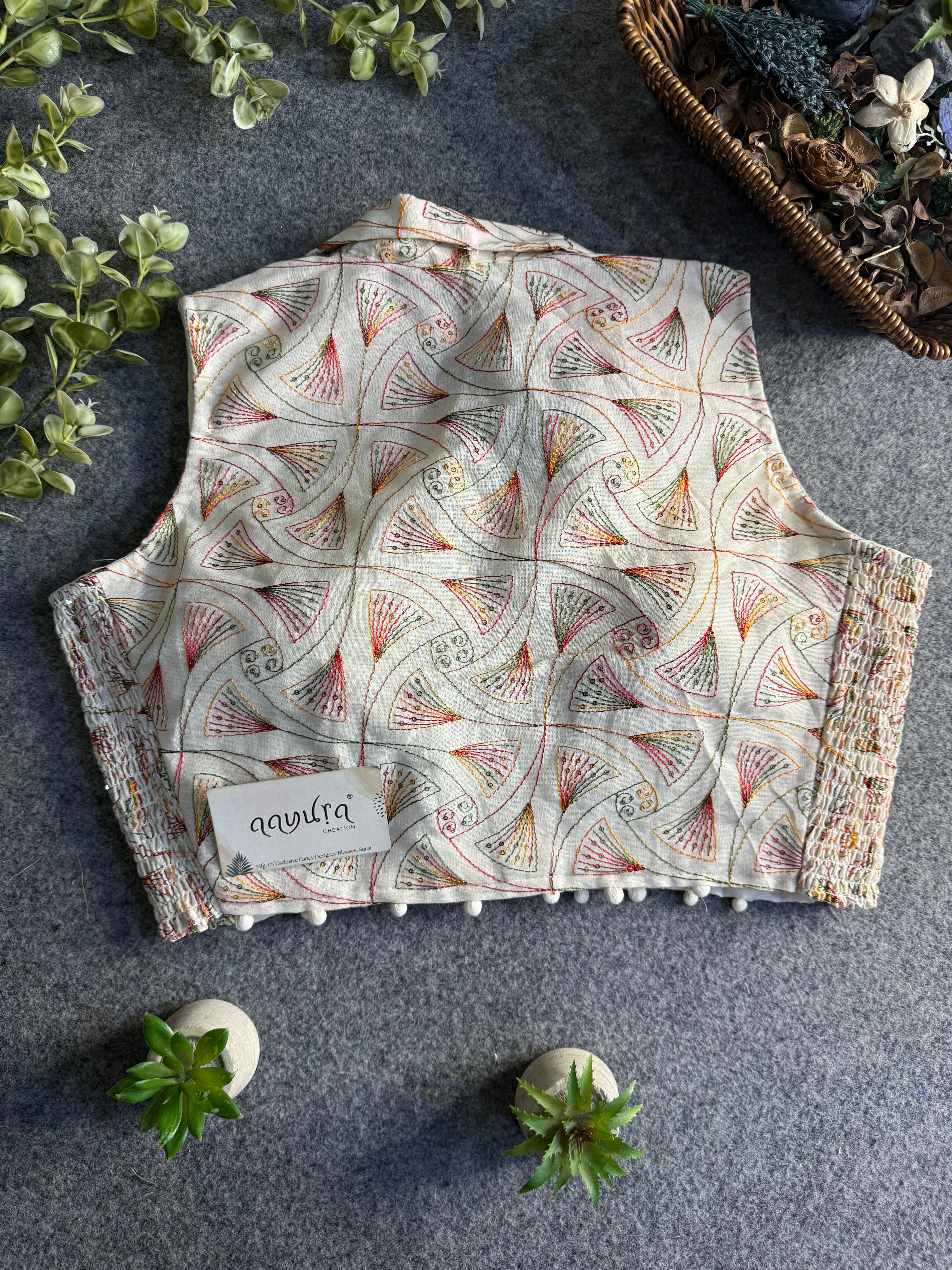 FlexiFit Cotton Designer Blouse