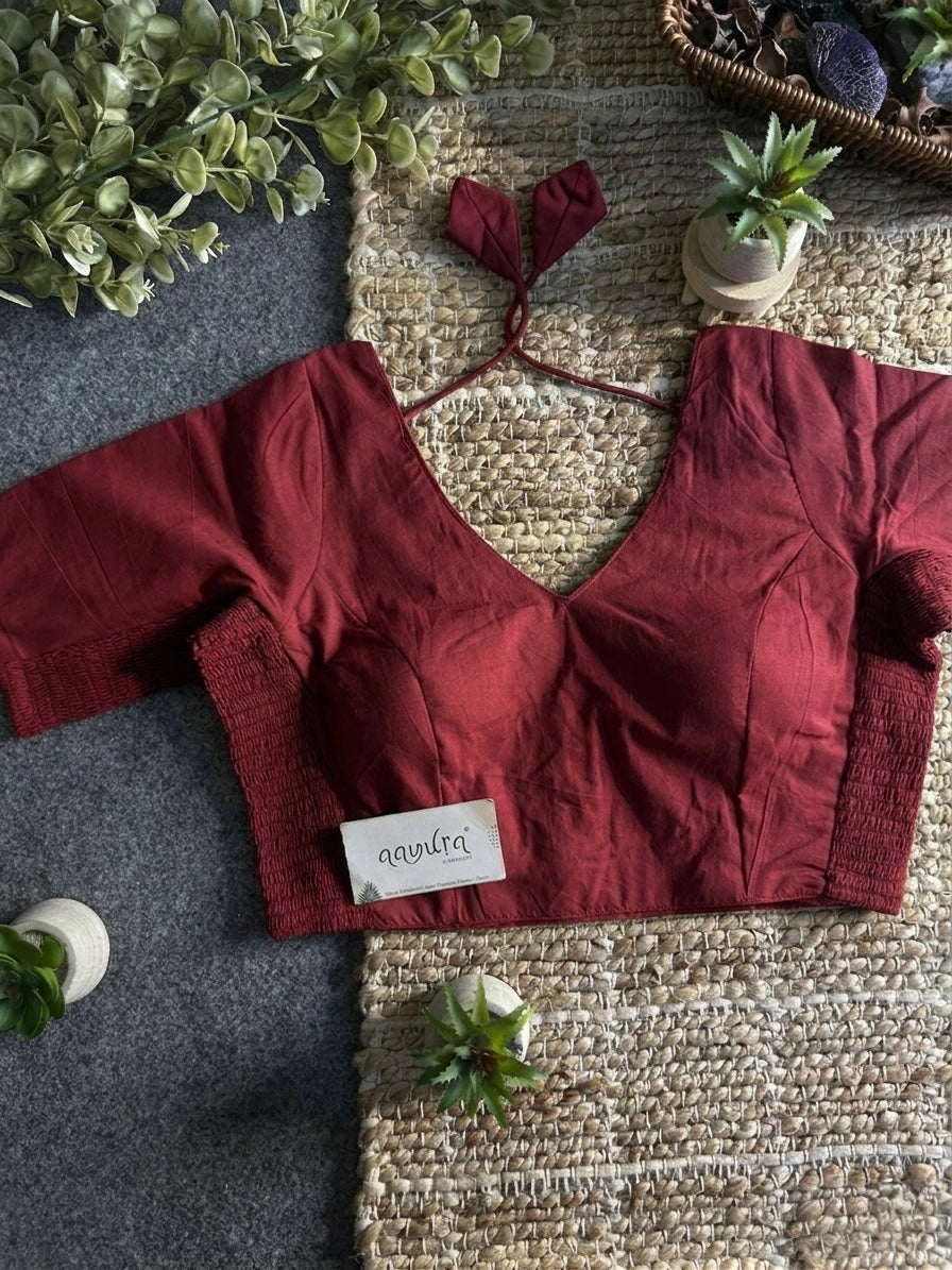 Comfort Fit Cotton Blouse