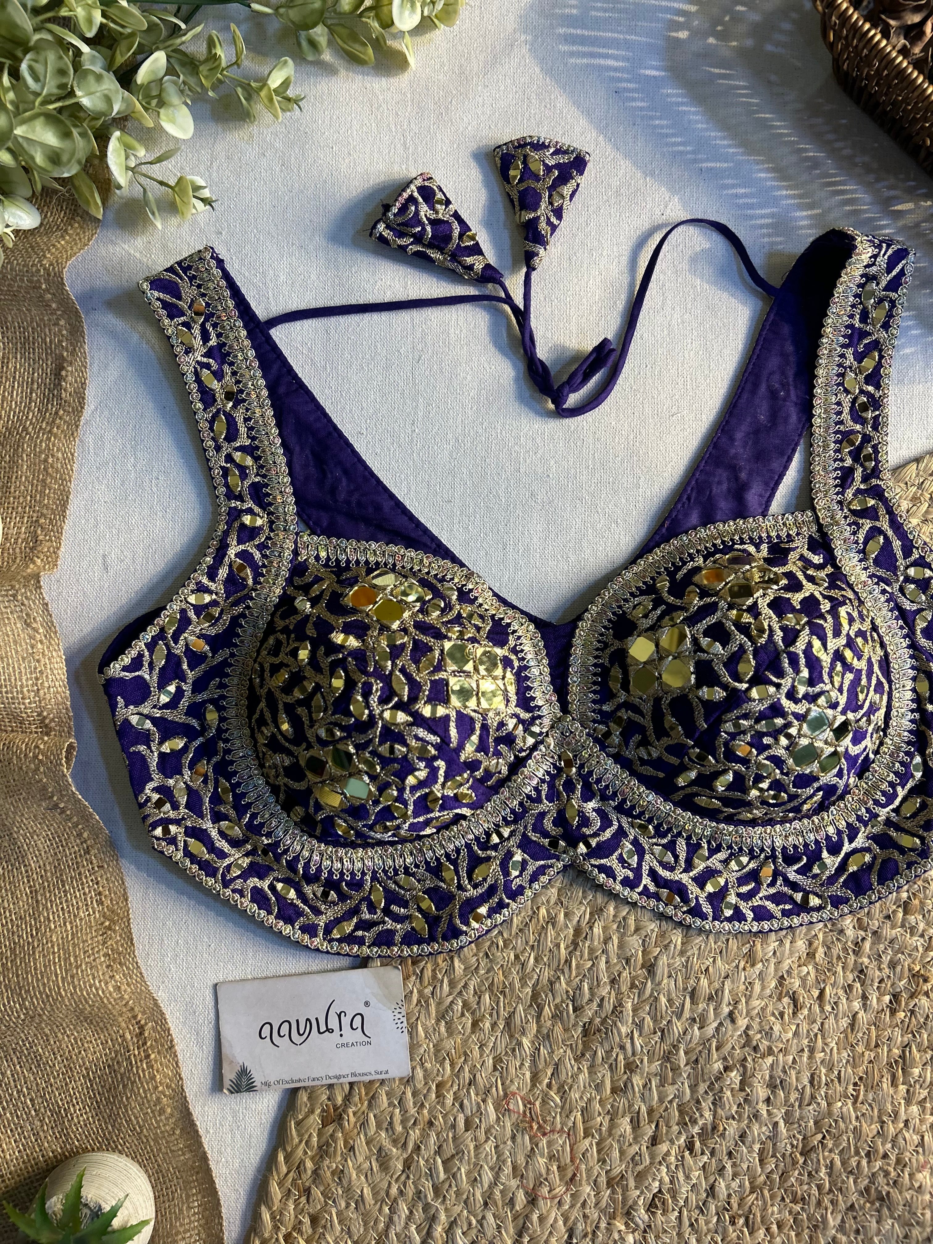 Gulnaar Mirror Designer Blouse
