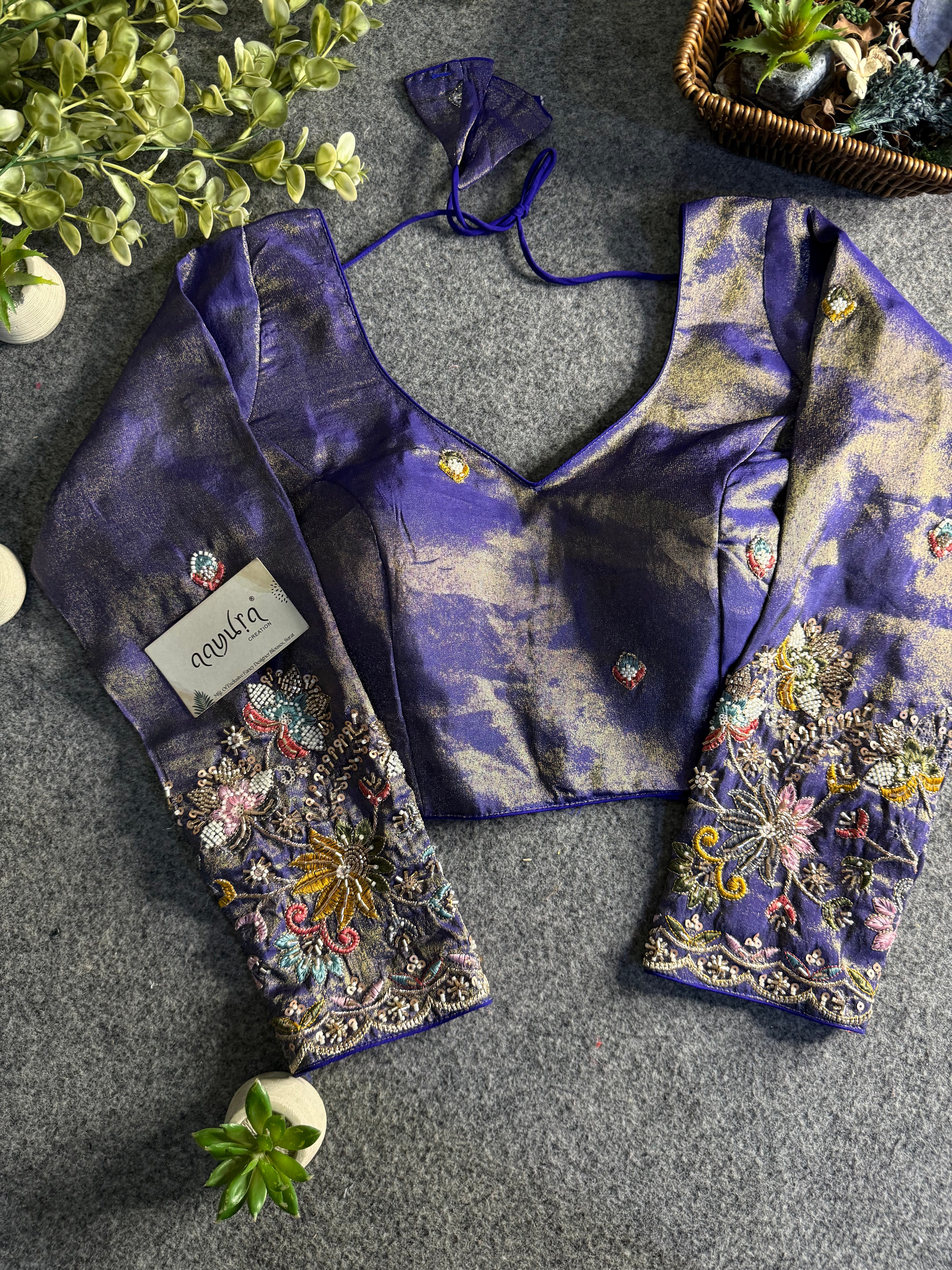 Regal Beads Work Designer Blouse
