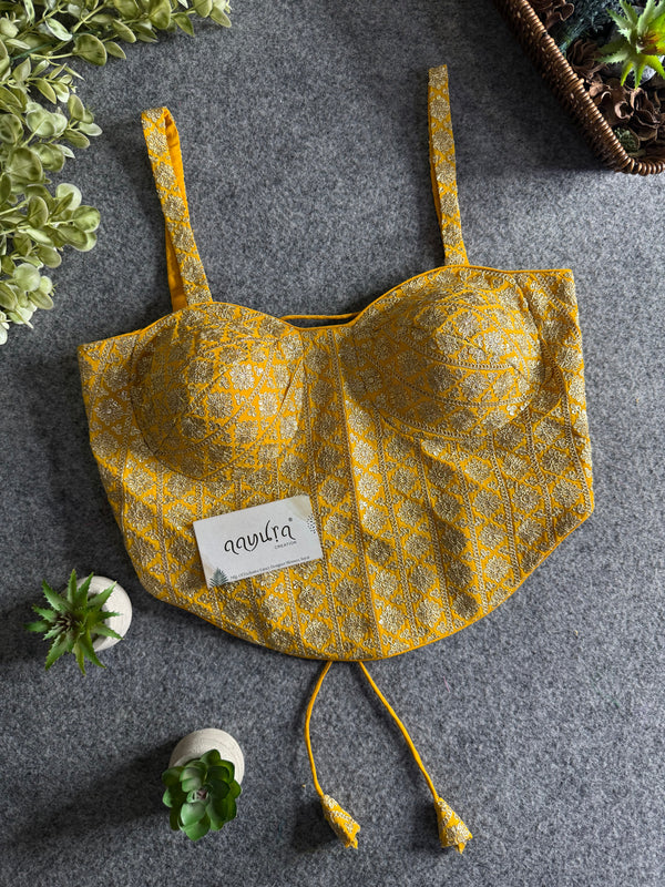 Zaira Georgette Backless Blouse