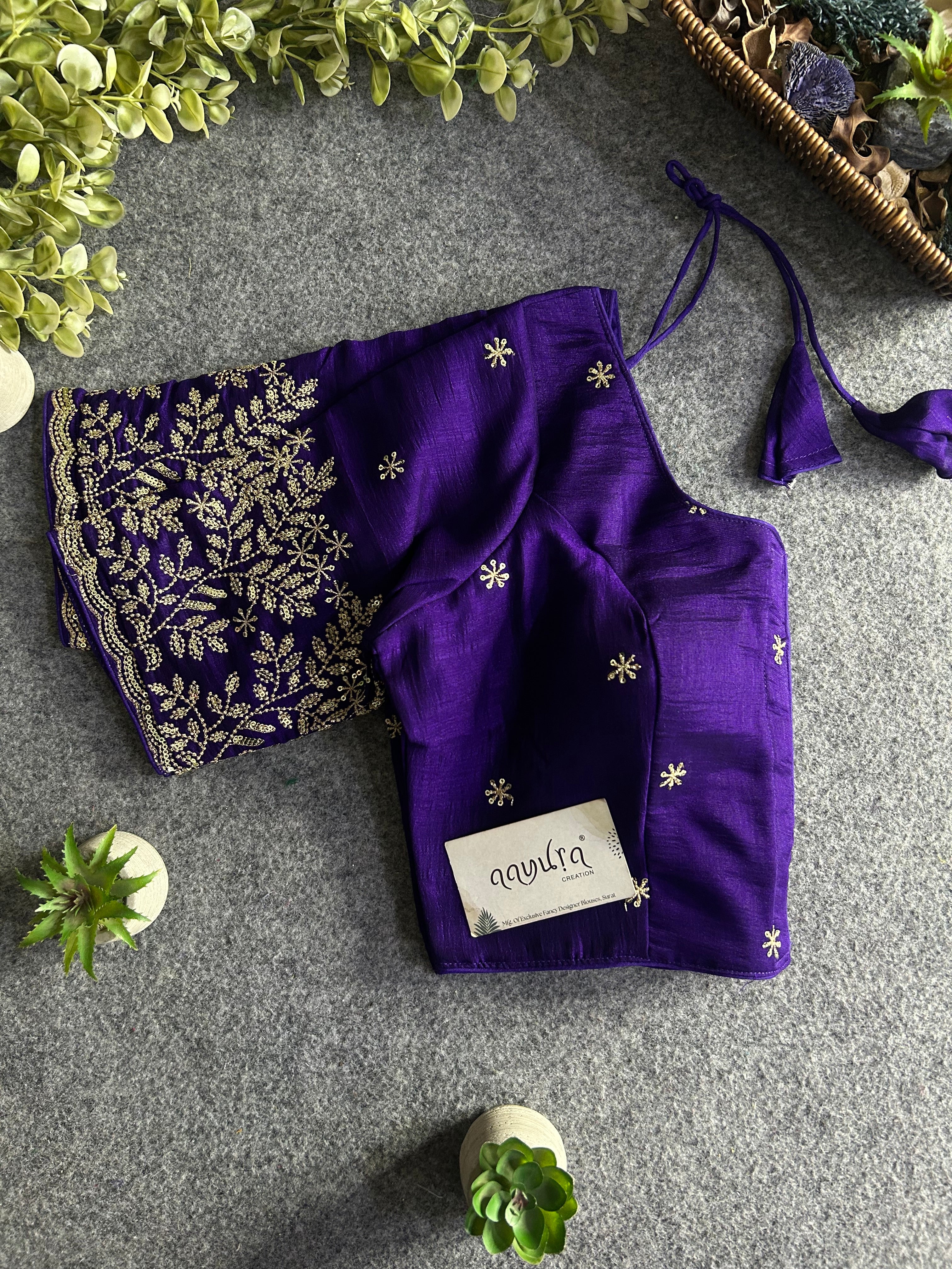 Rajsi Vichitra Zari Work Blouse