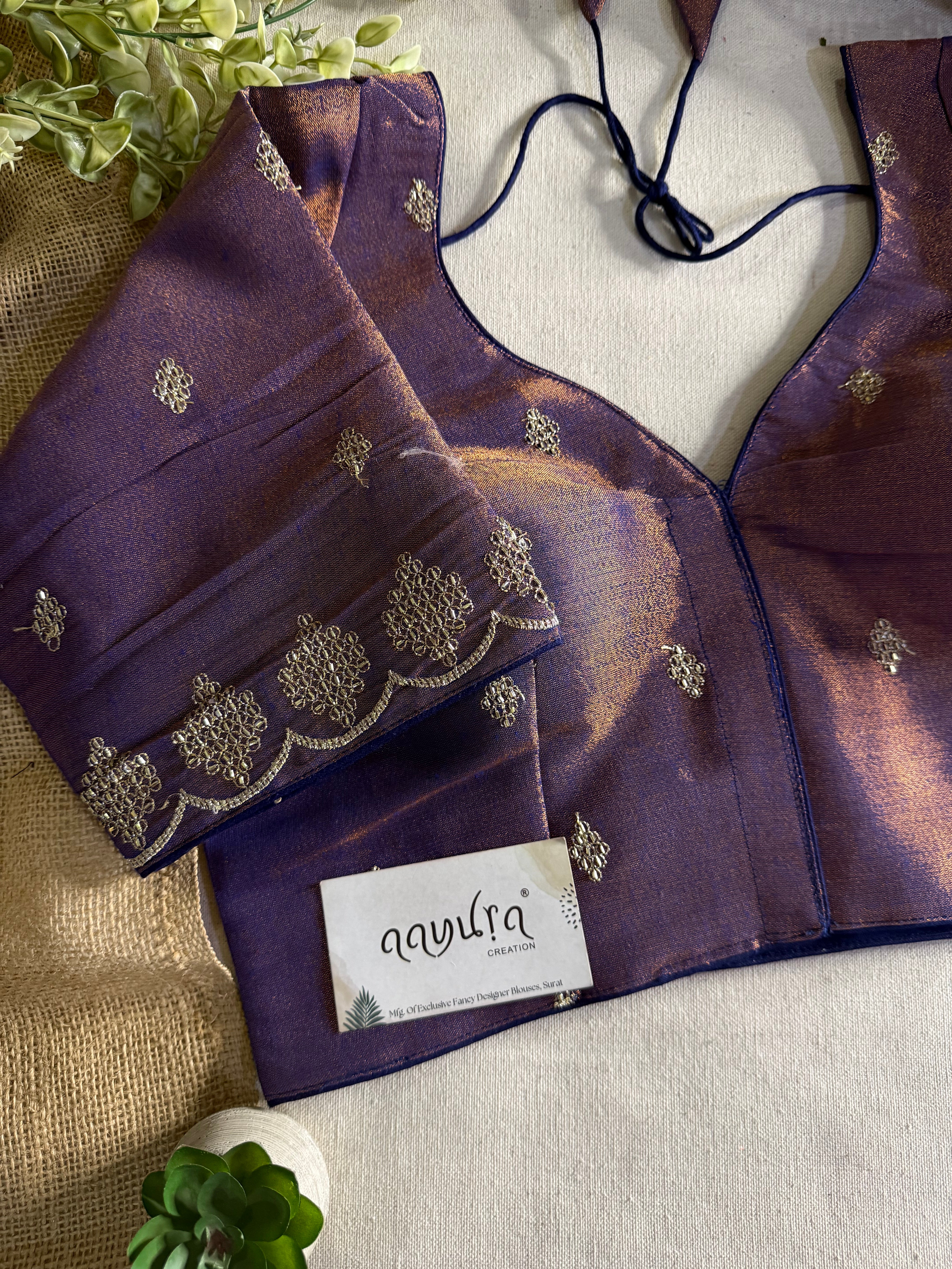Zoya-2 Shimmer Butti Blouse