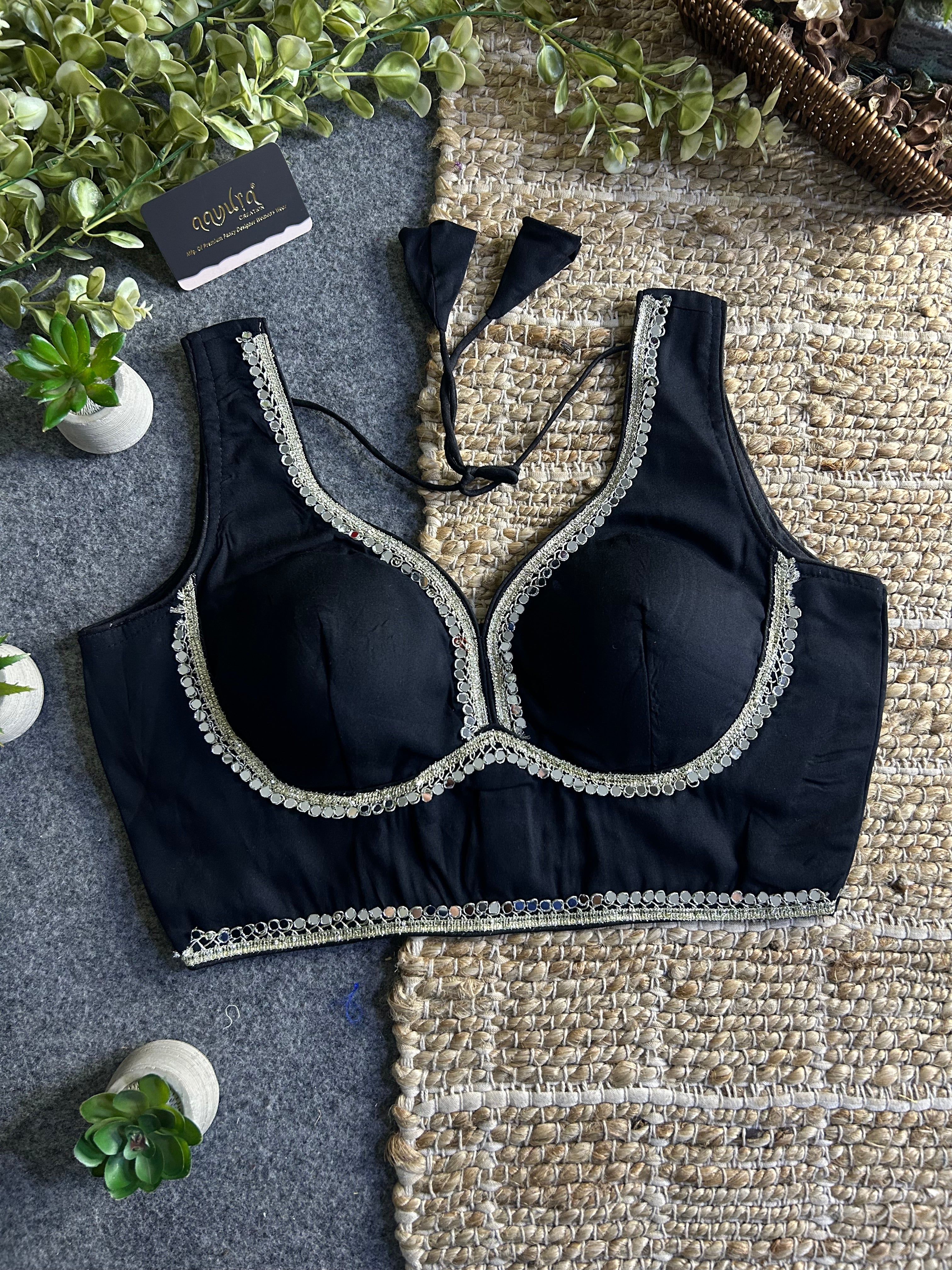 Aaradhya Mirror Border Blouse