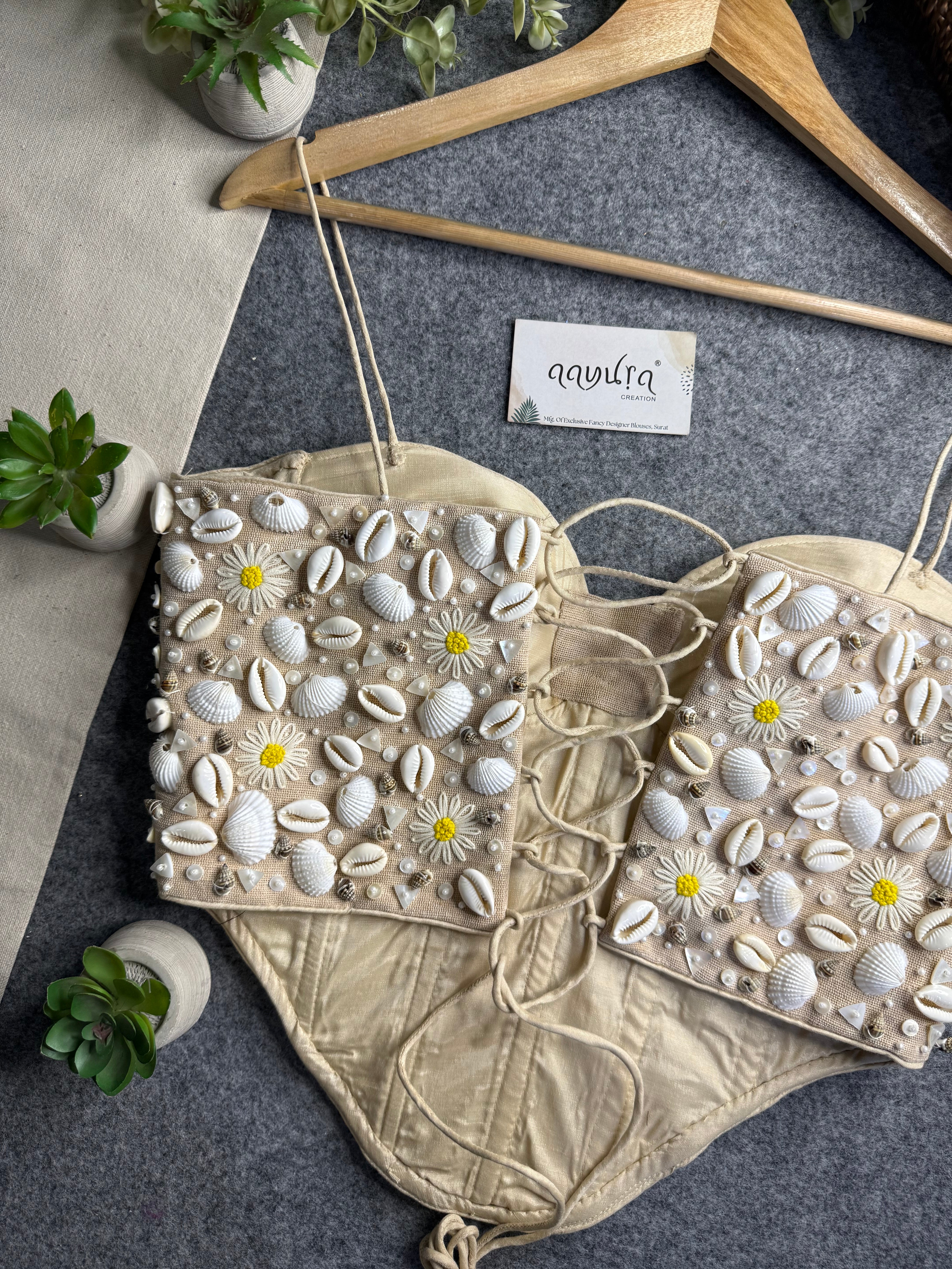 Ocean Muse – Premium Cordset Blouse