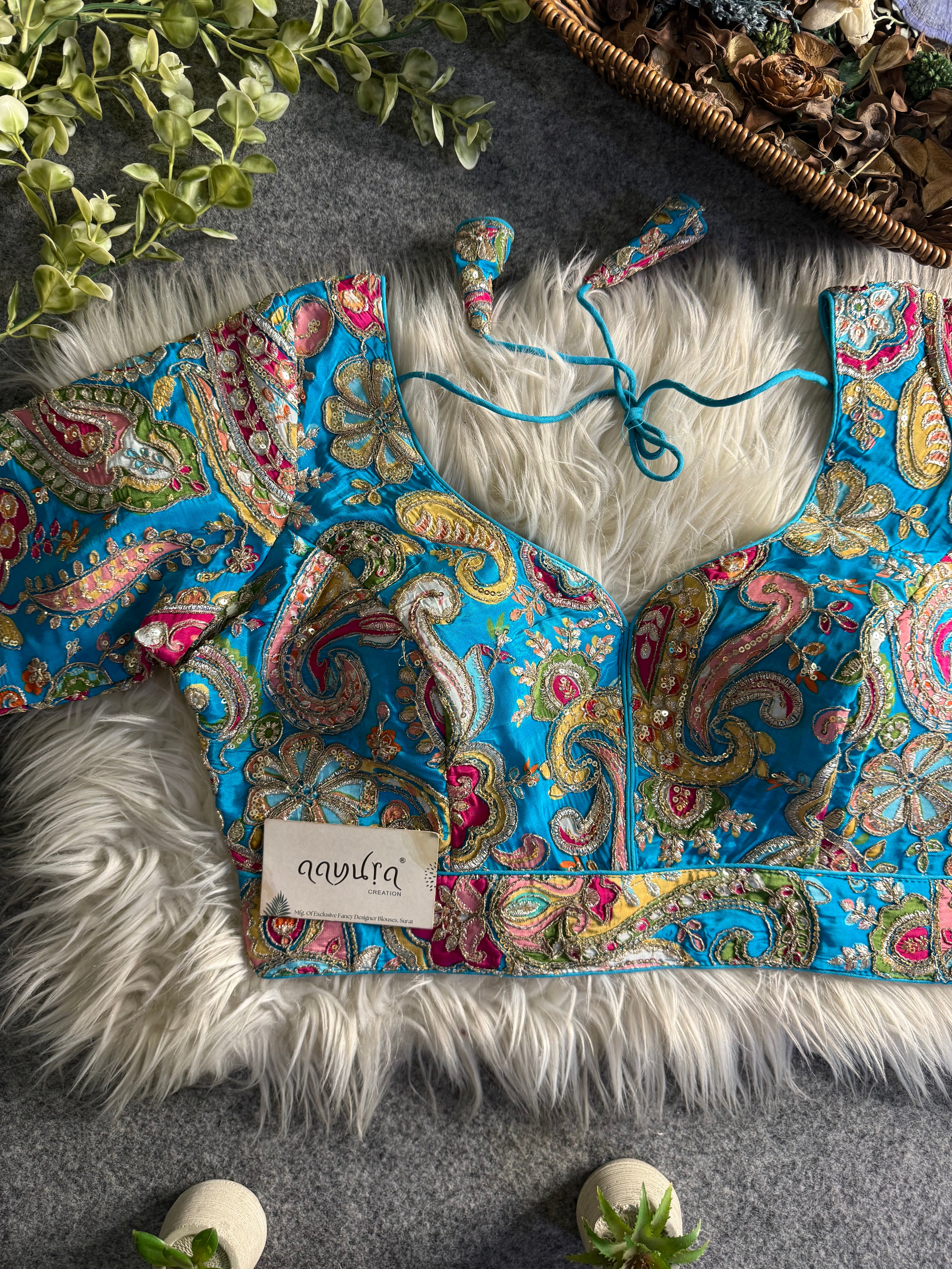 Elbow Sleeves Position Work Blouse