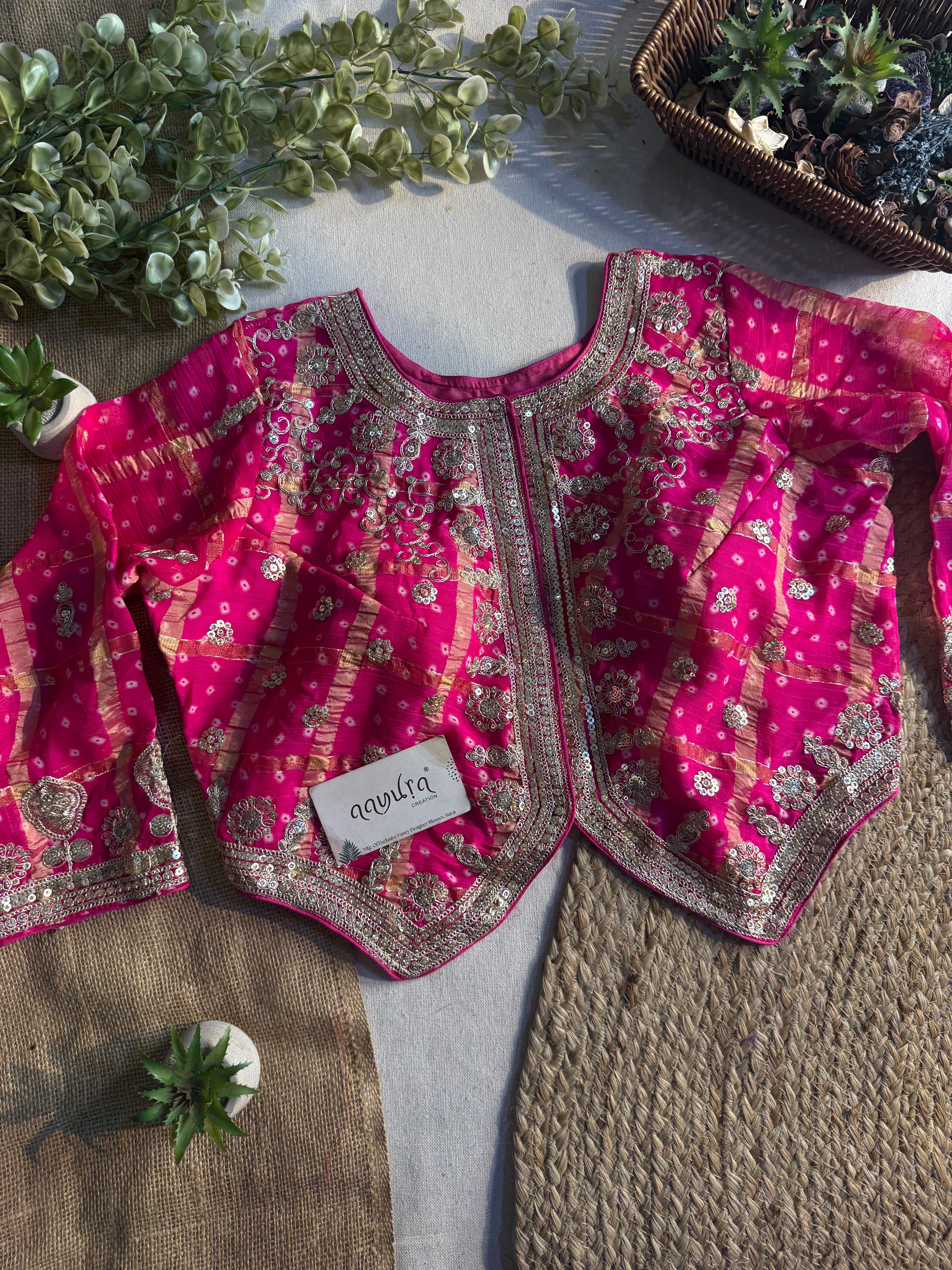 Bandhni Mehfil Blouse