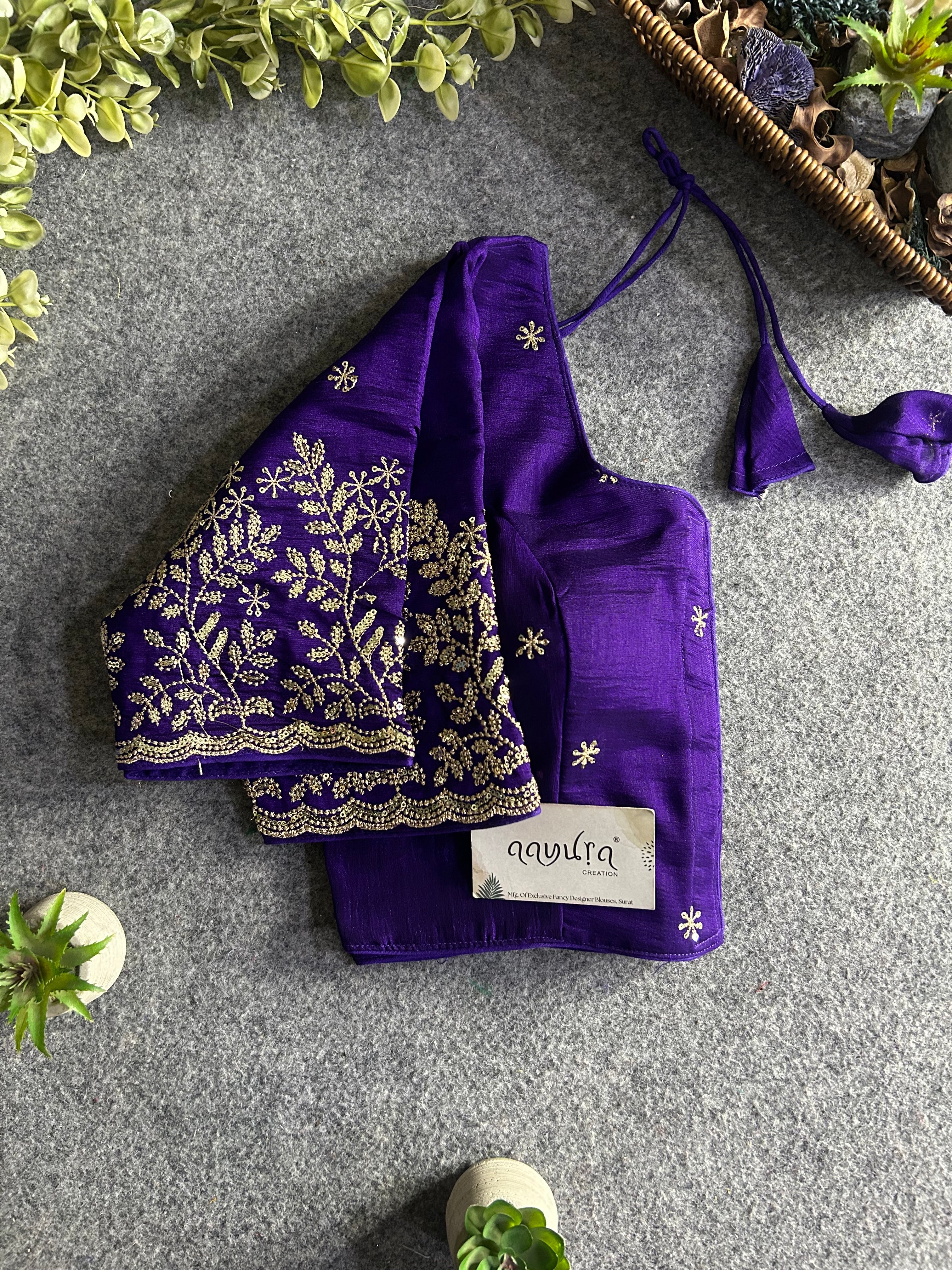 Rajsi Vichitra Zari Work Blouse