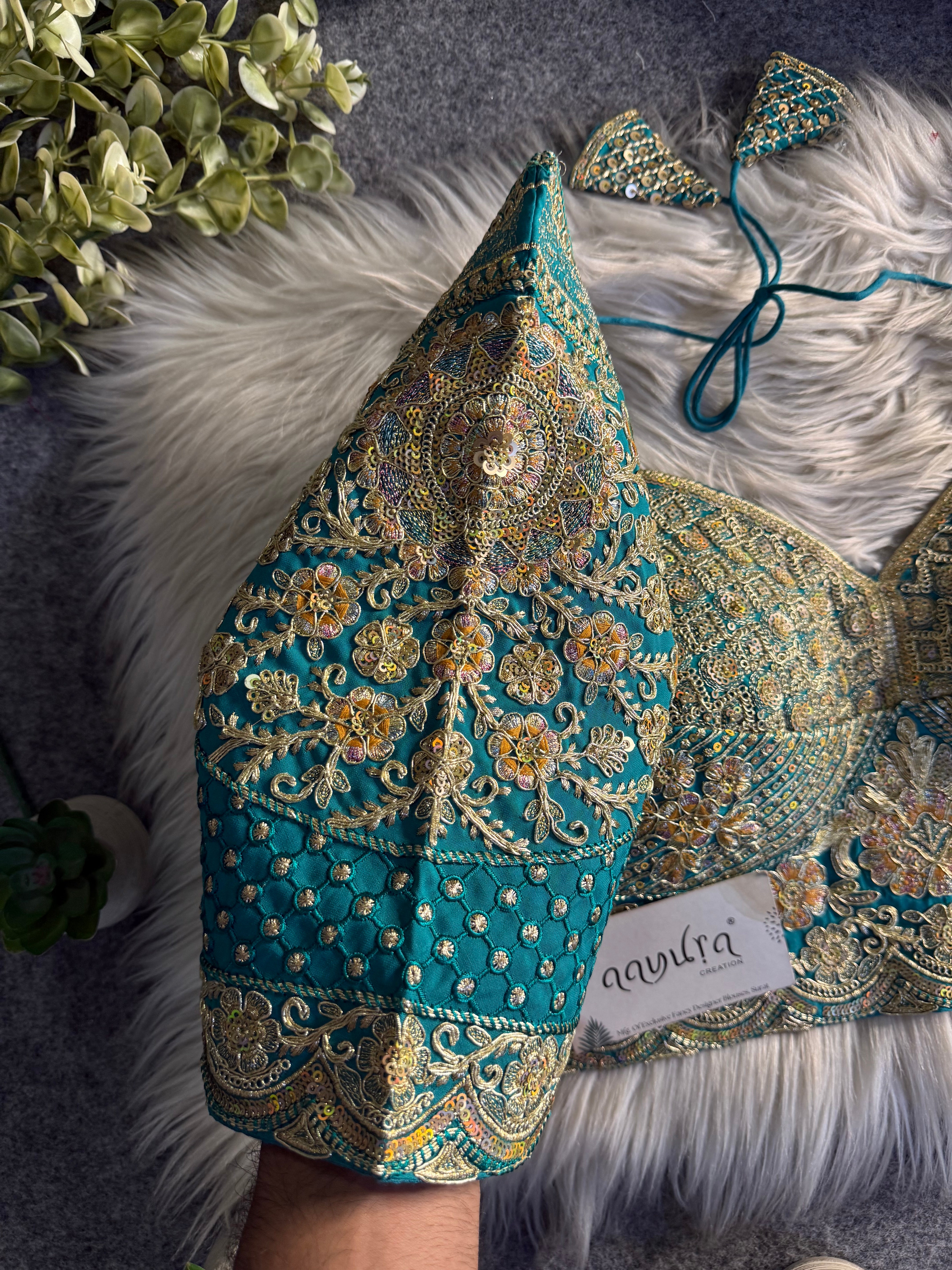 Rivya Glam Silk Blouse