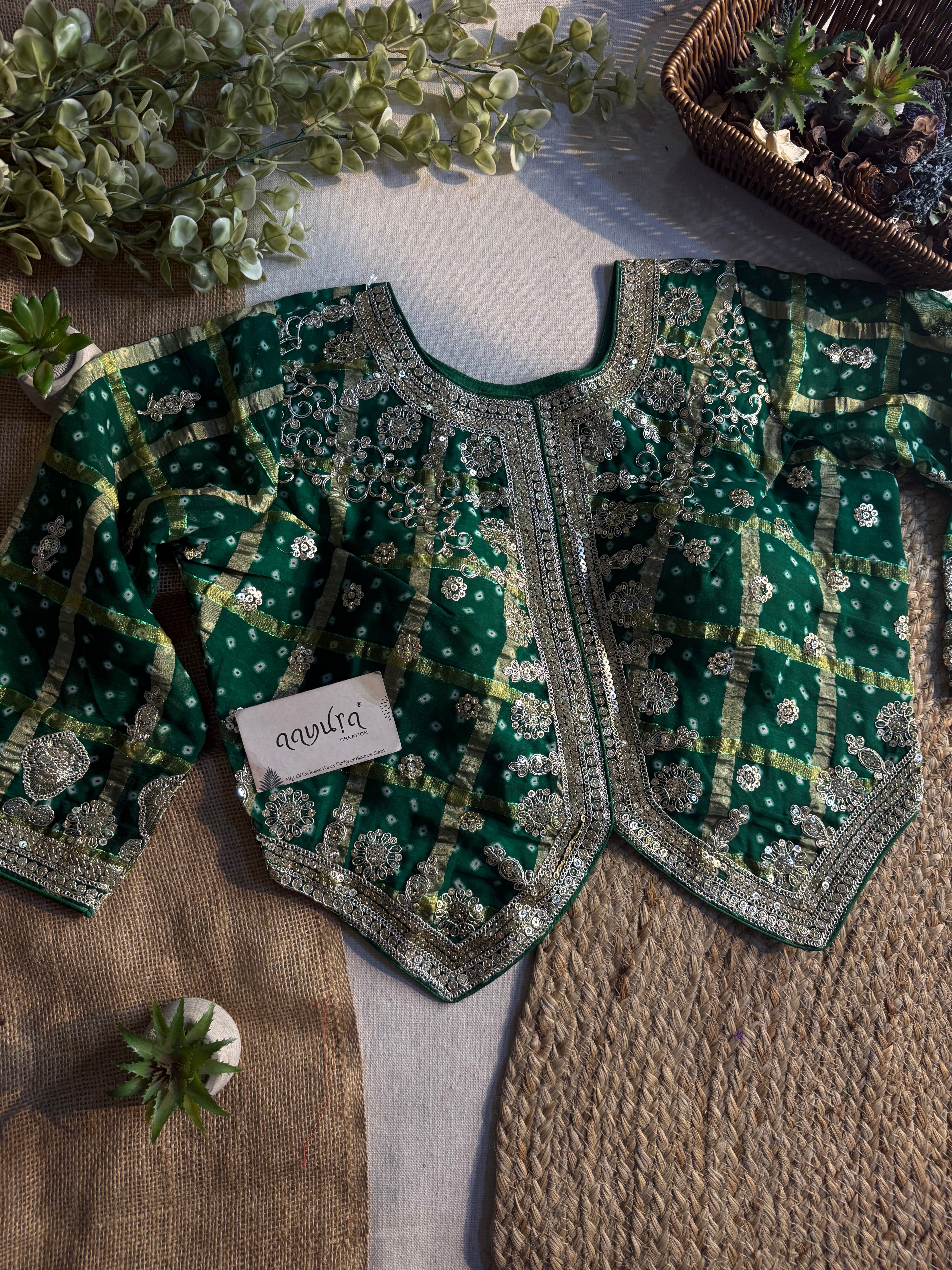 Bandhni Mehfil Blouse