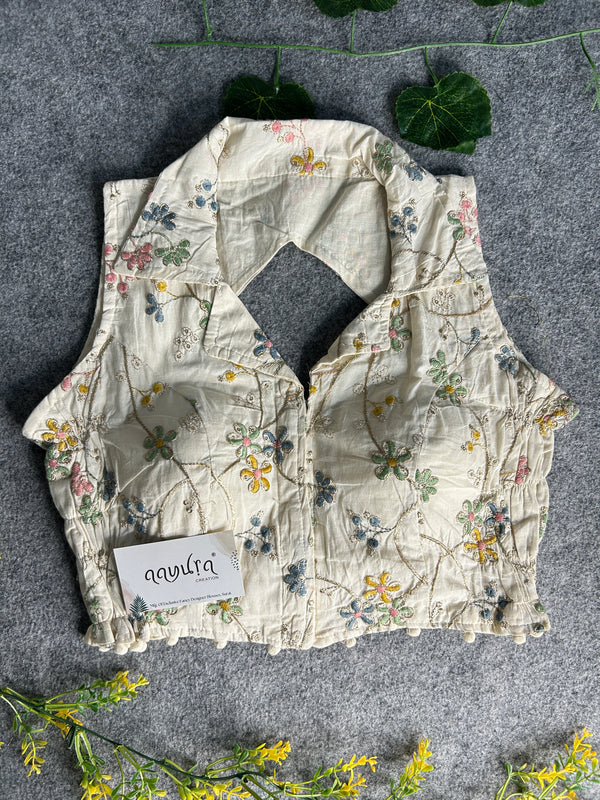 Khadi Stretchable Blouse