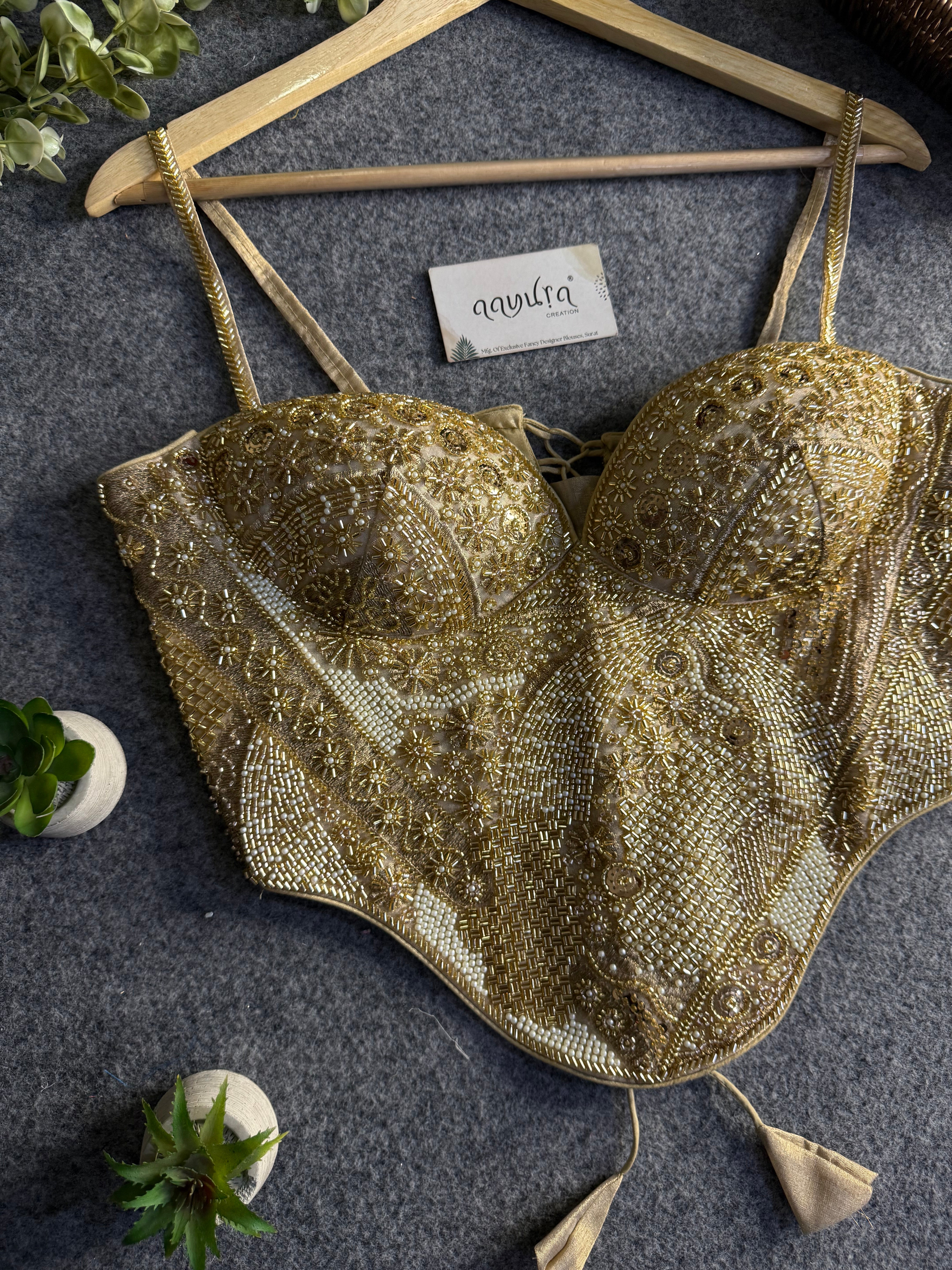 Luxe Silk Handcrafted Co-ord Blouse