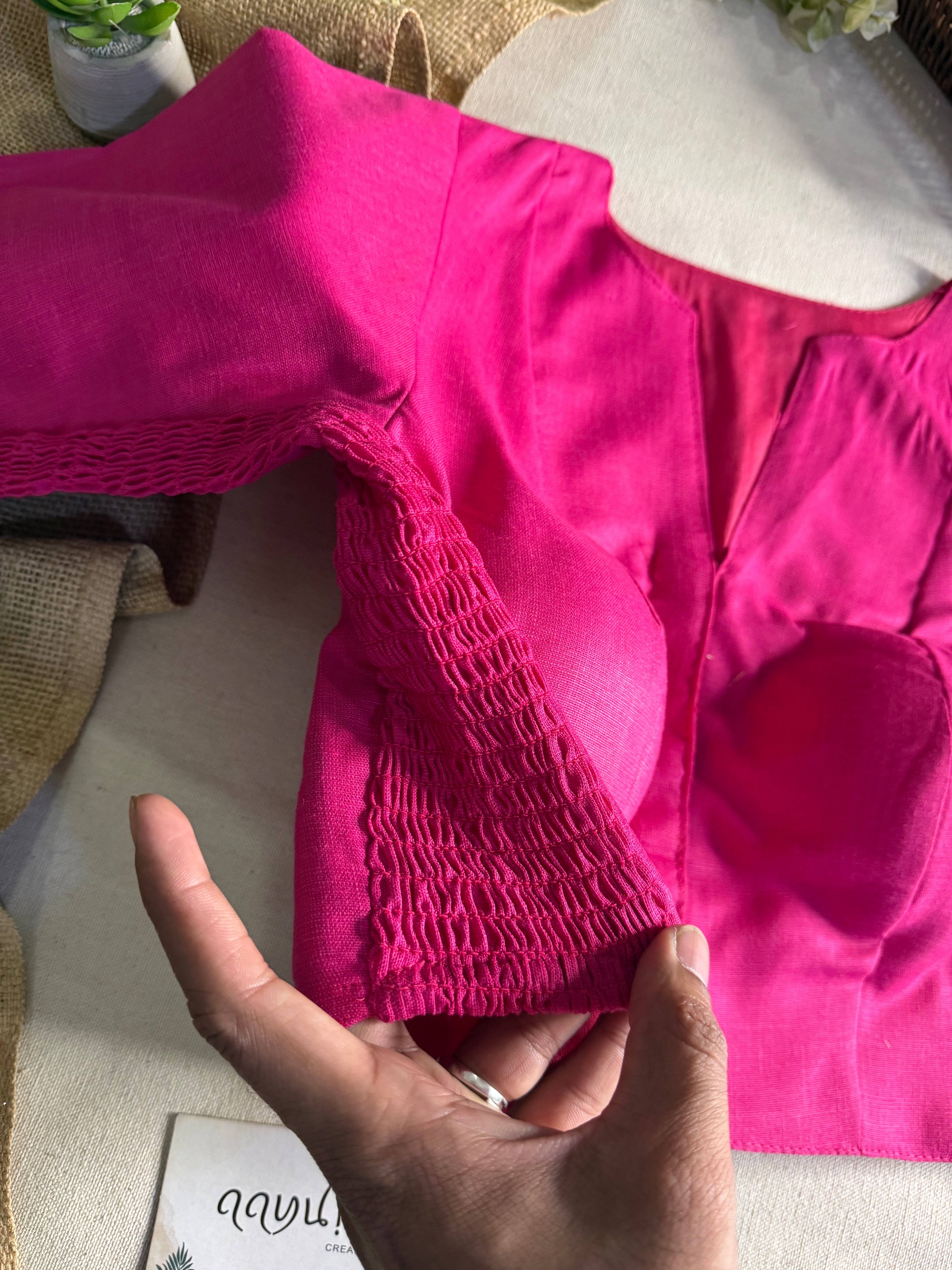 Comfort Fit Cotton Blouse