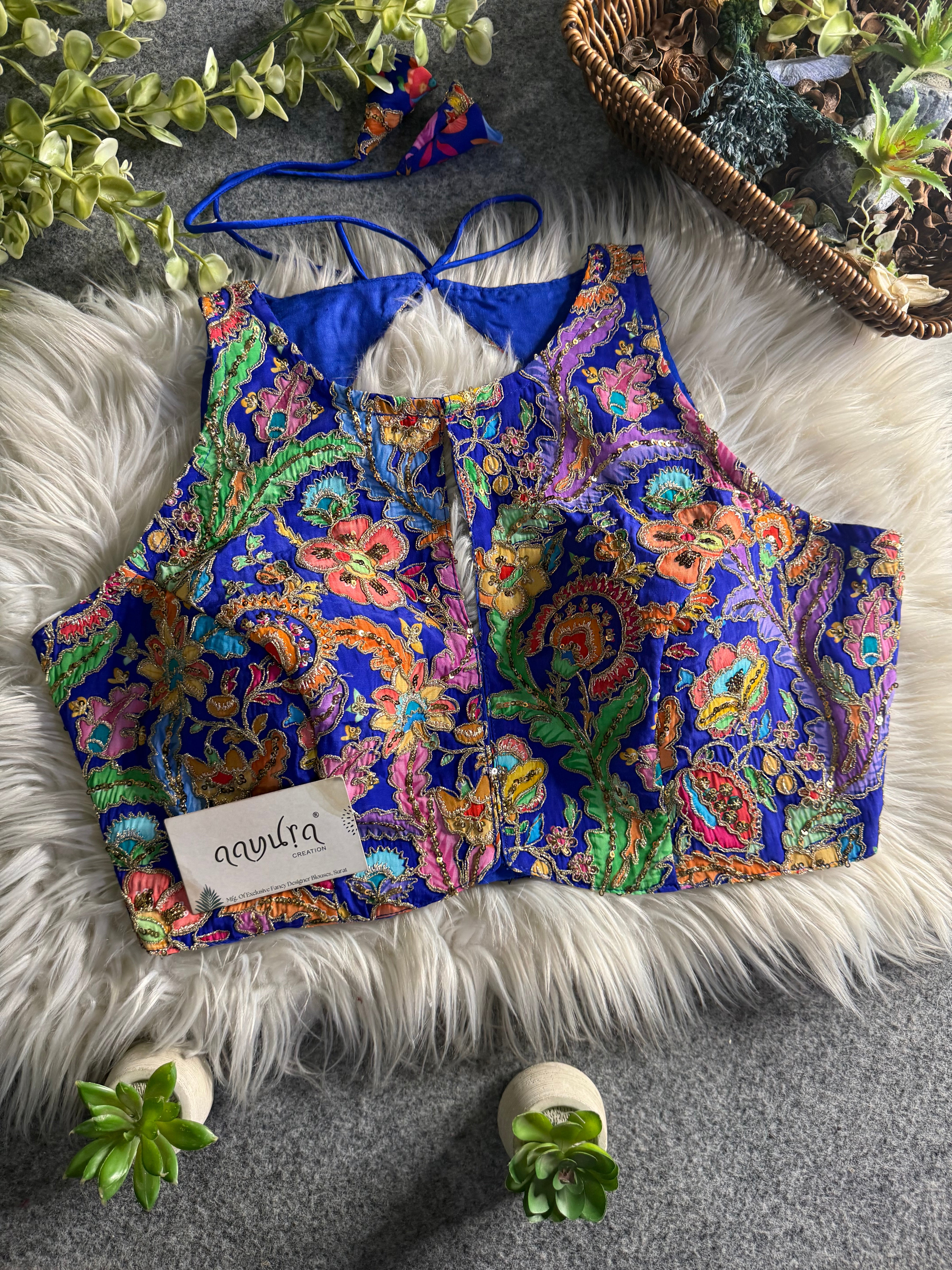 Zuhira Elegant Crape Blouse