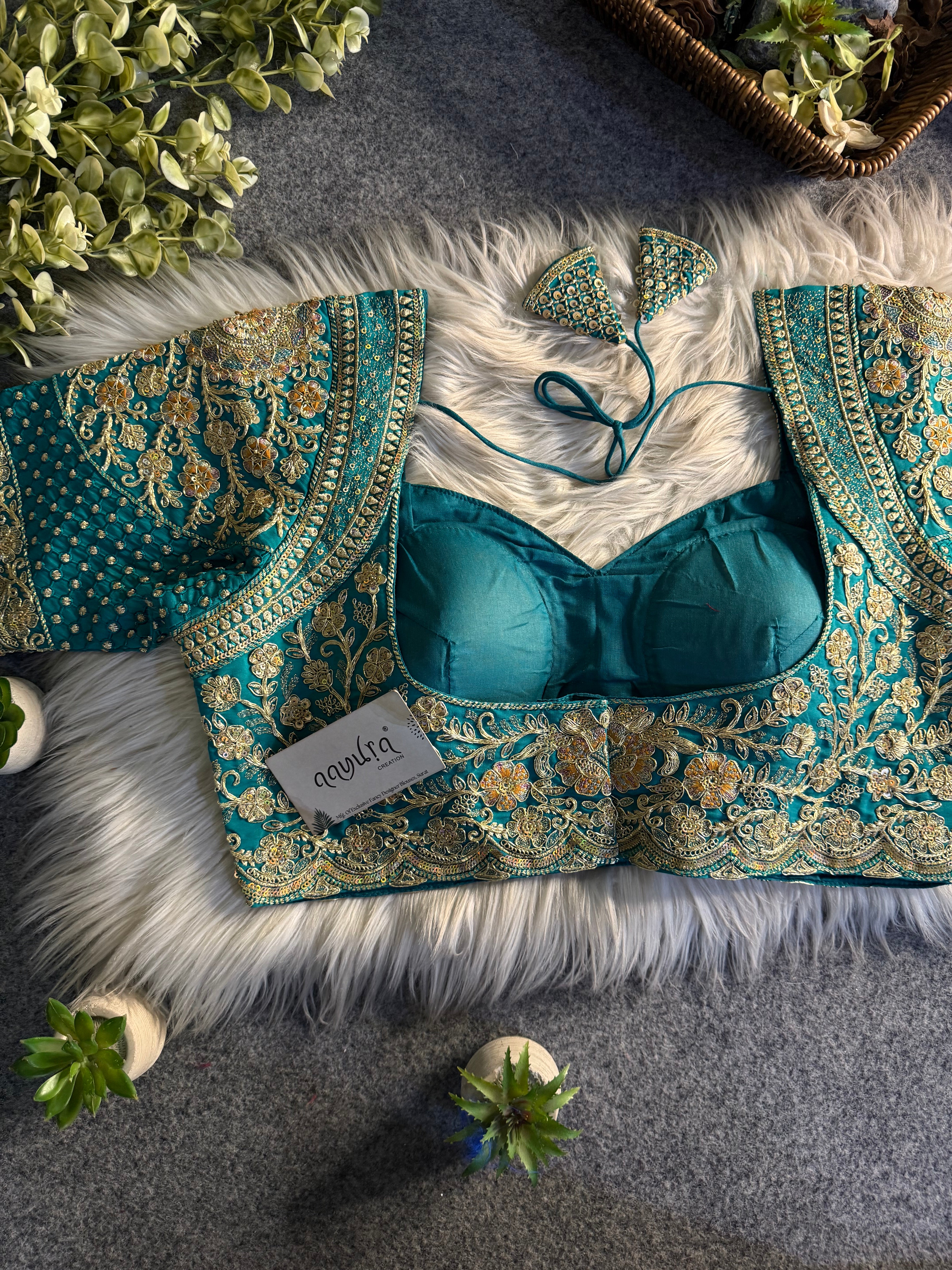 Rivya Glam Silk Blouse