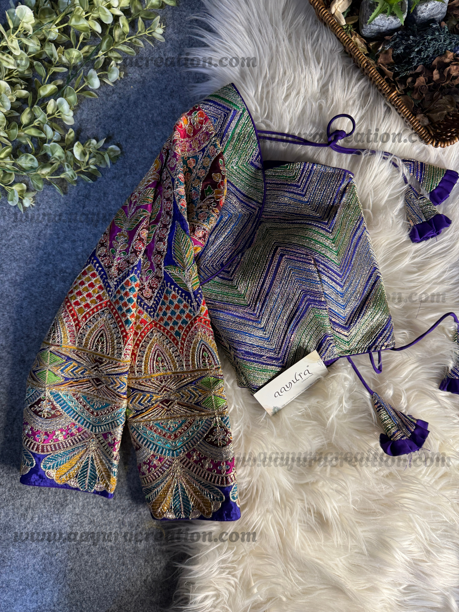 Majestic Crepe Bridal Blouse