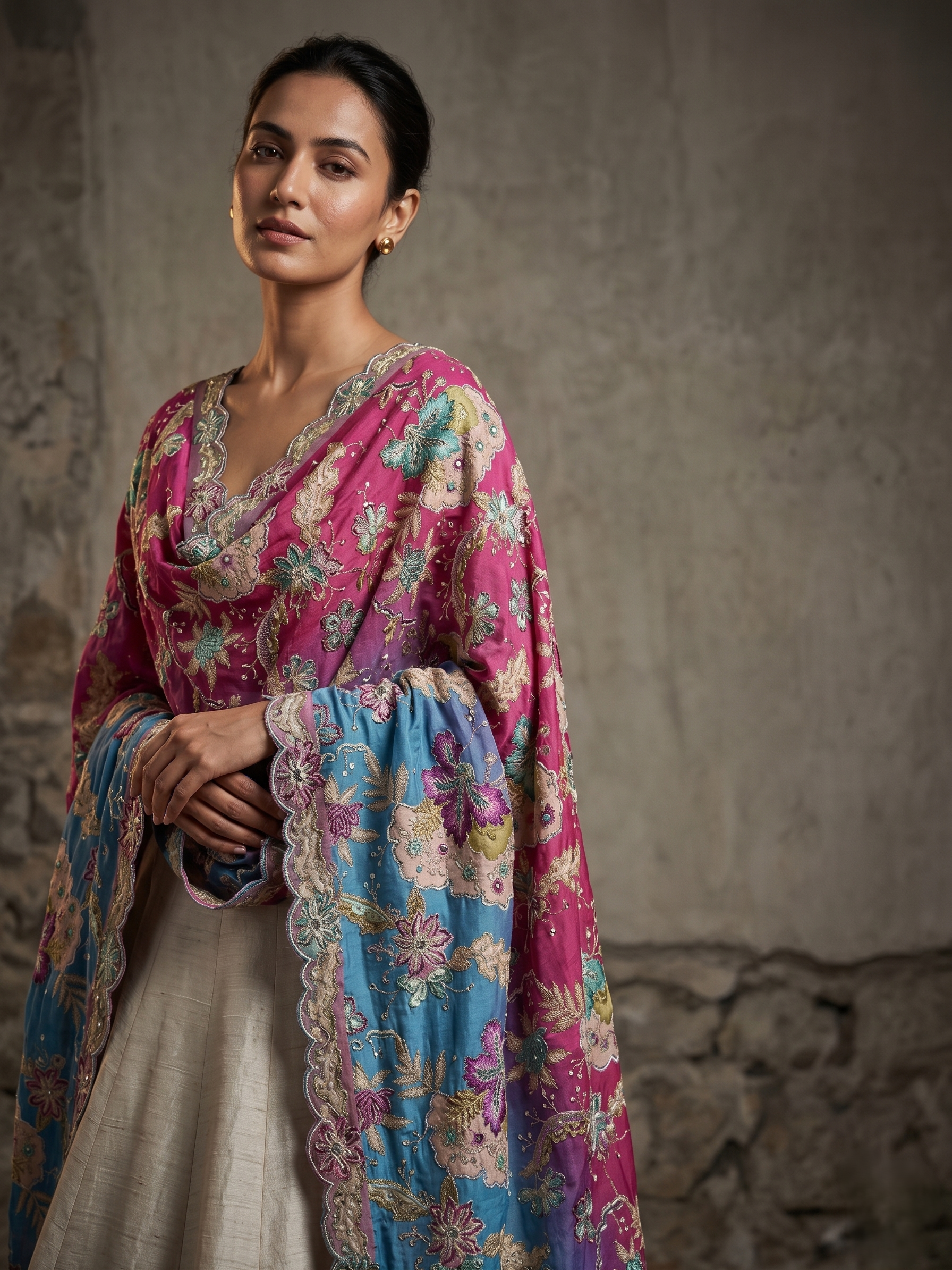 Varnika Thread Embellished Dupatta