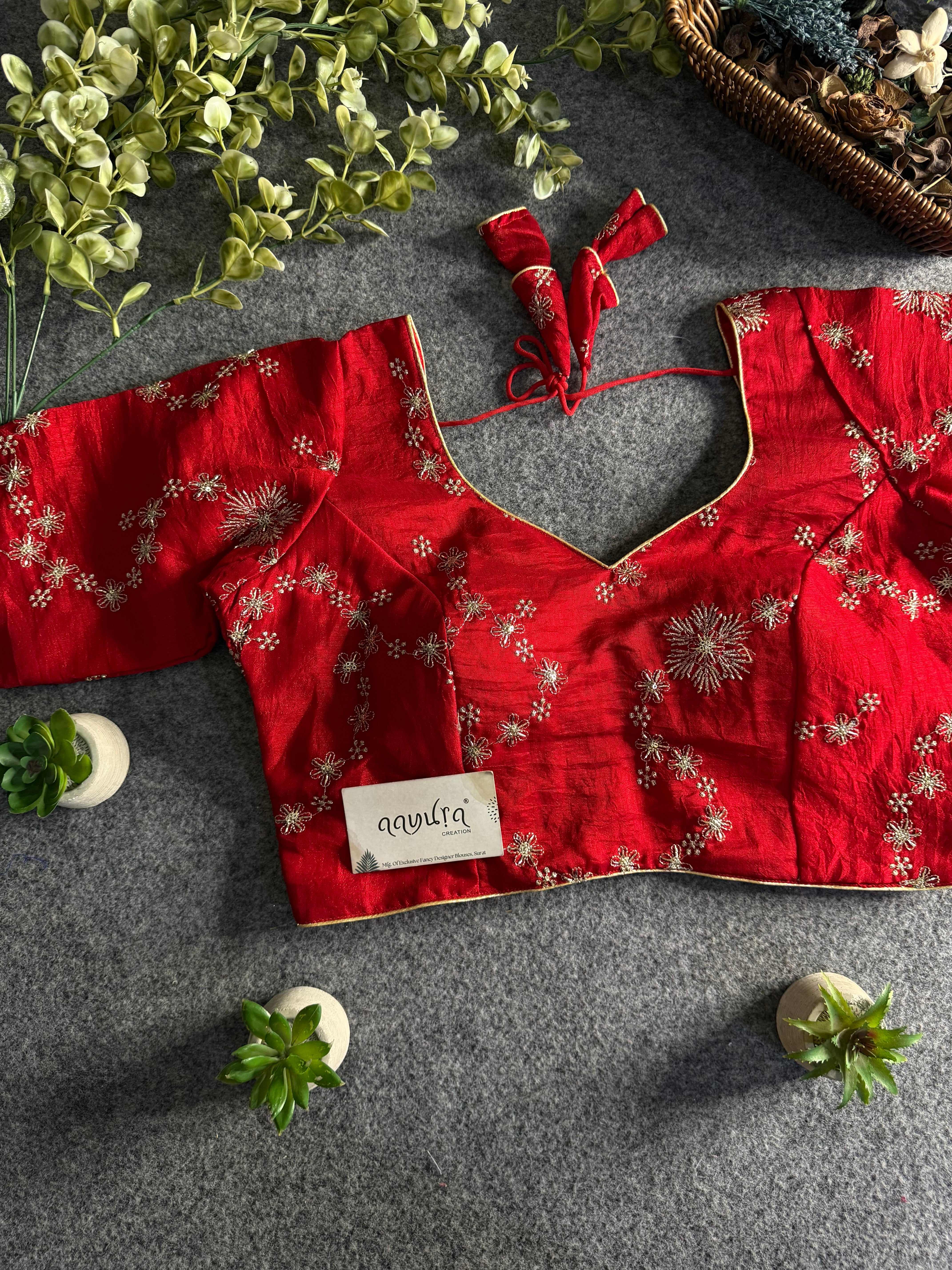 Sadvika-2 Vichitra Silk Blouse