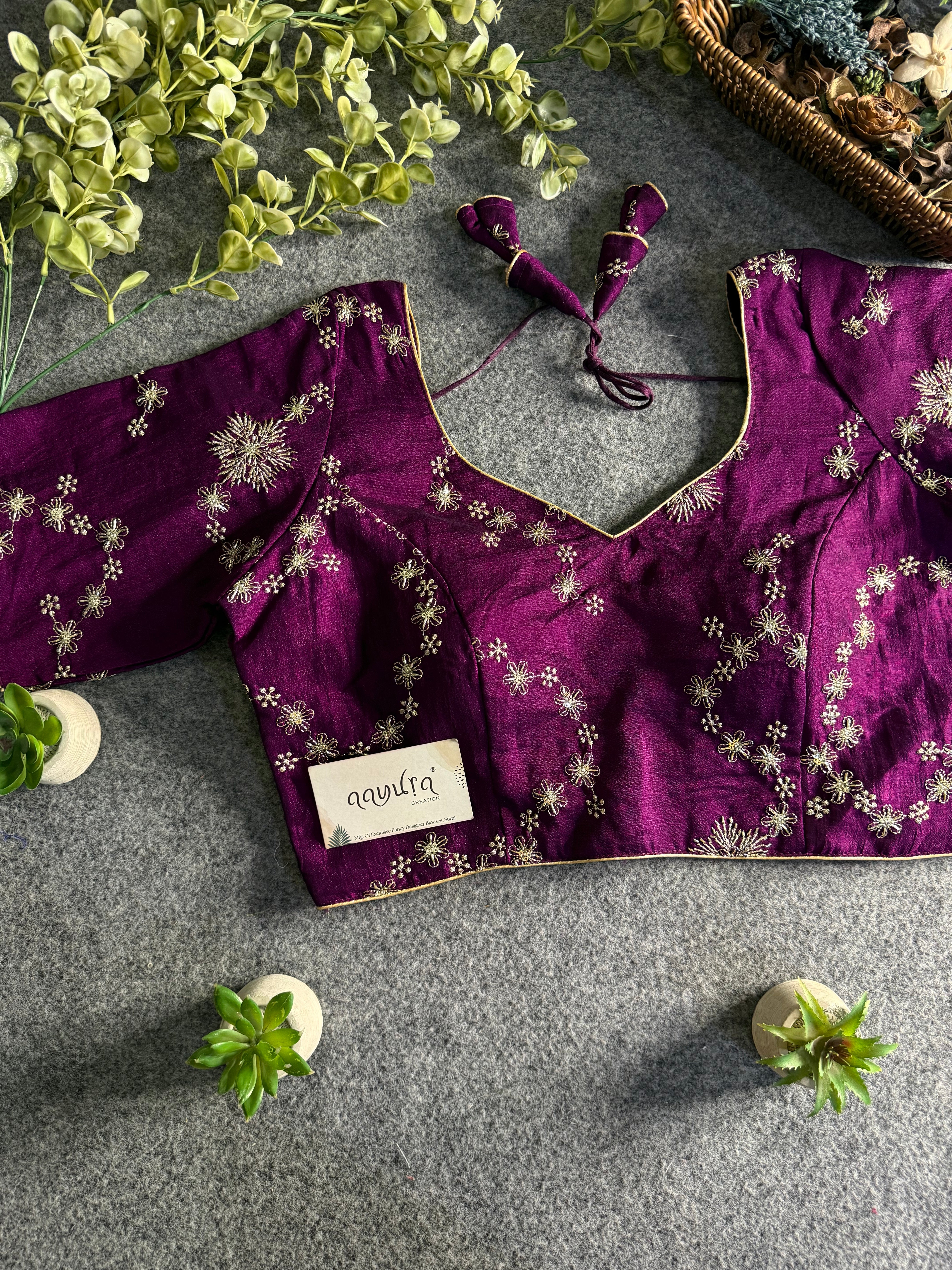 Sadvika-2 Vichitra Silk Blouse